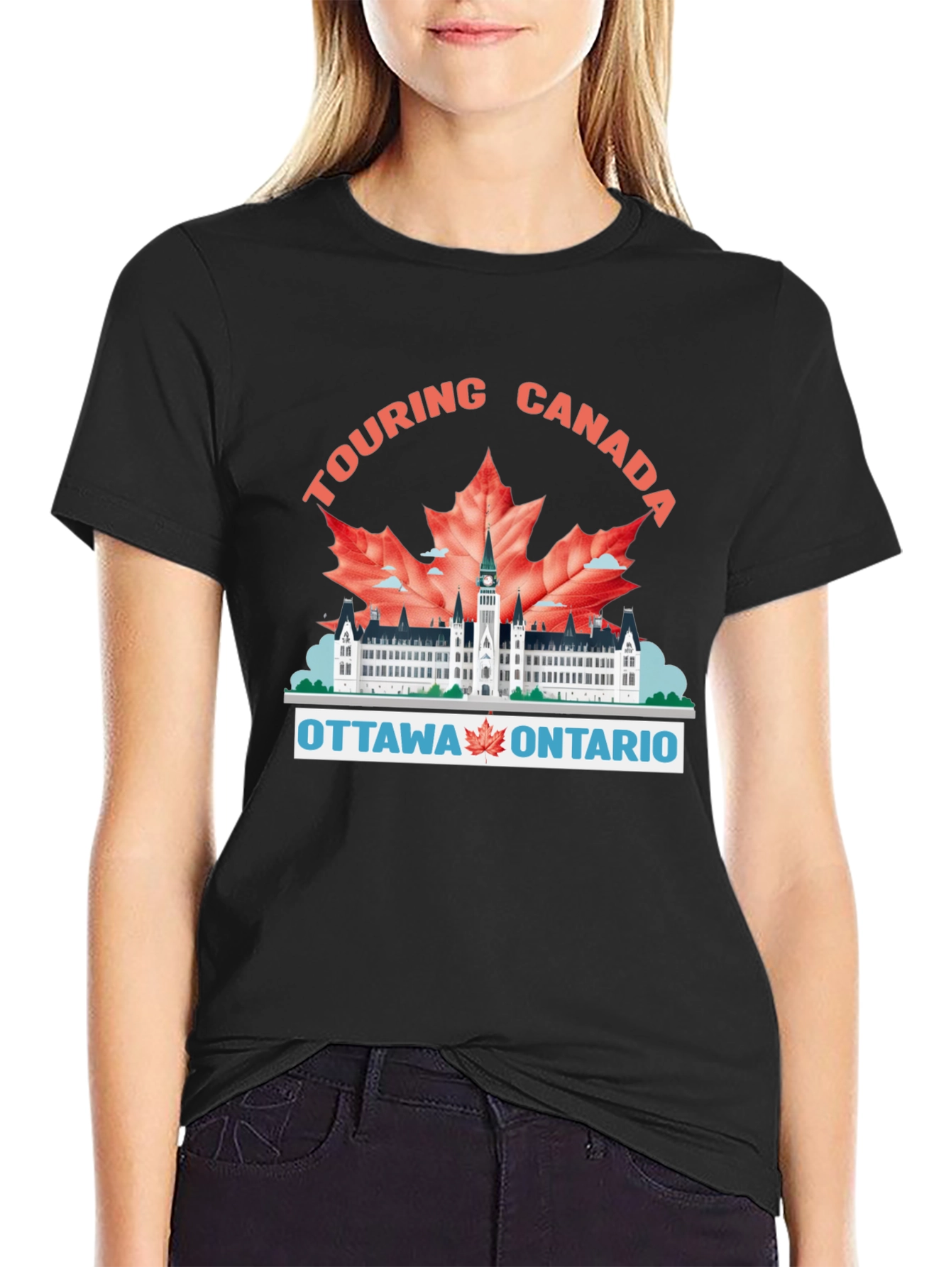 Touring Canada T-Shirt - Ottawa Ontario Souvenir Tee