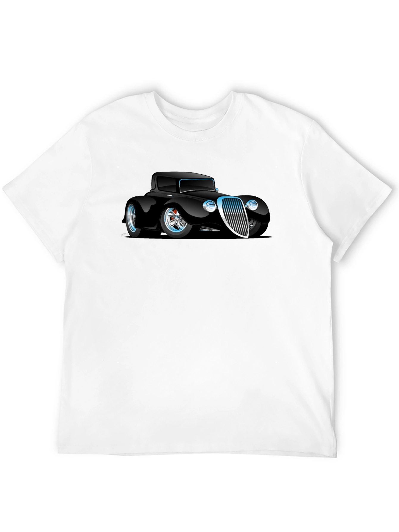 Classic Car Graphic Black T-Shirt