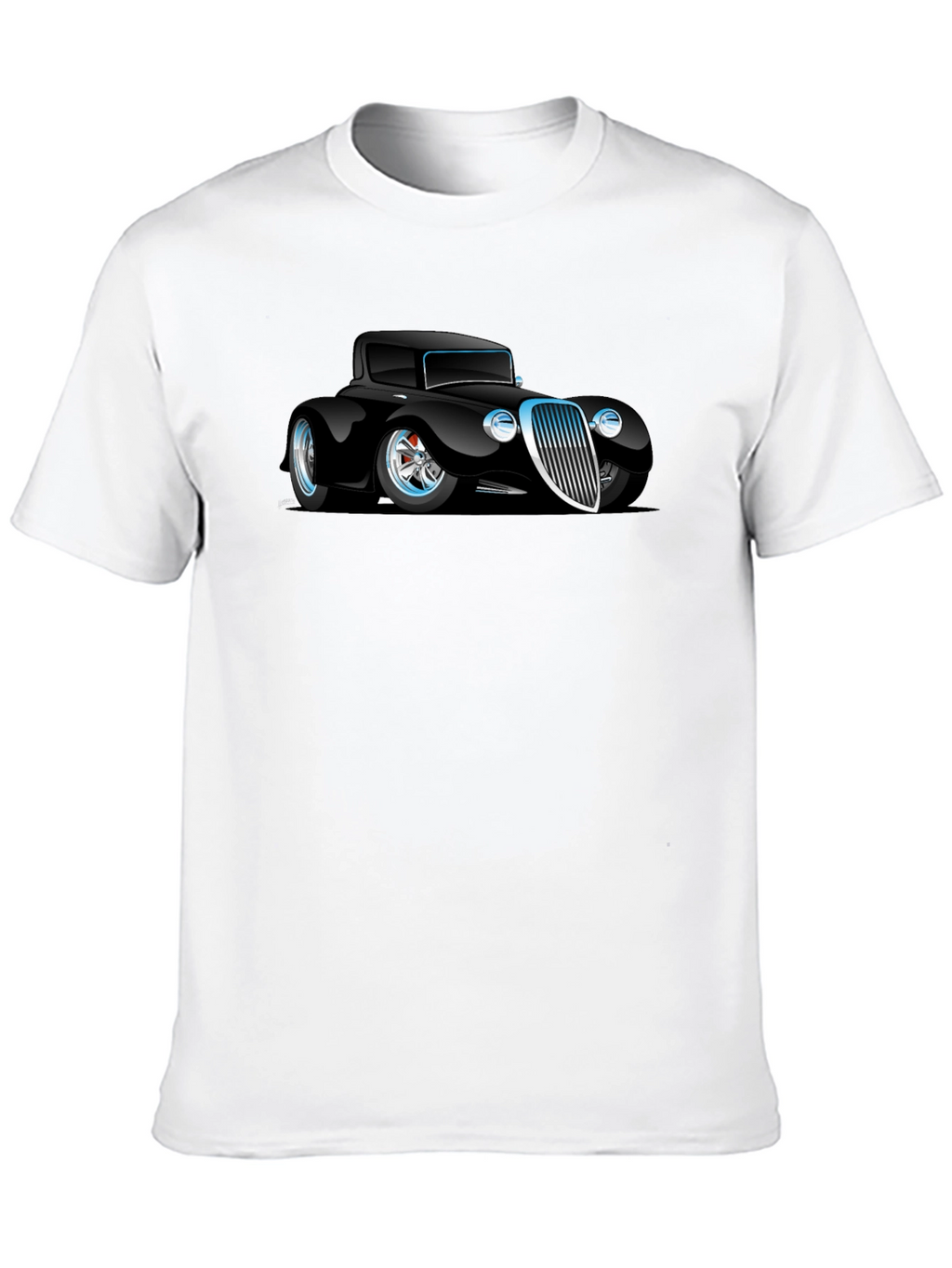 Classic Car Graphic Black T-Shirt