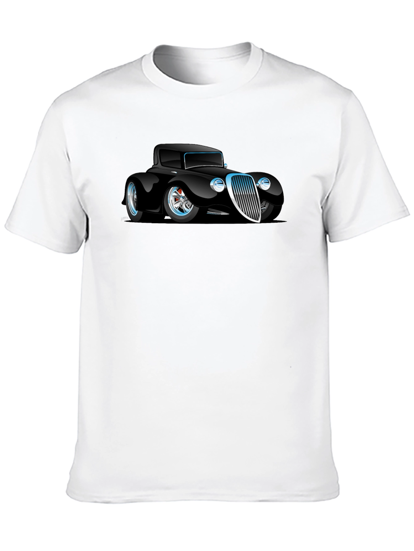 Classic Car Graphic Black T-Shirt