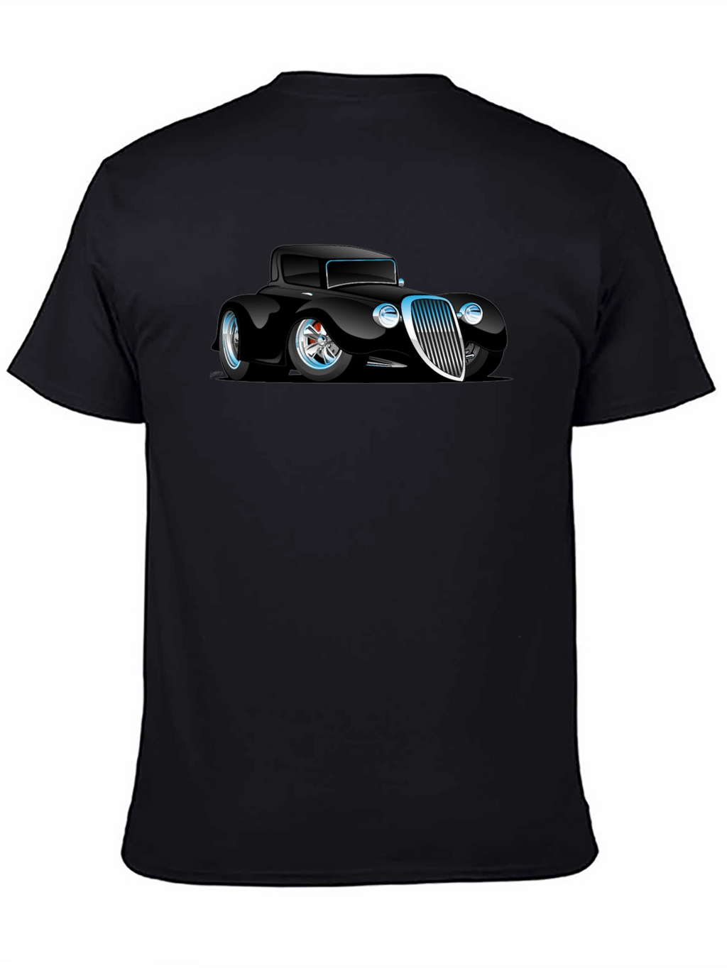 Classic Car Graphic Black T-Shirt