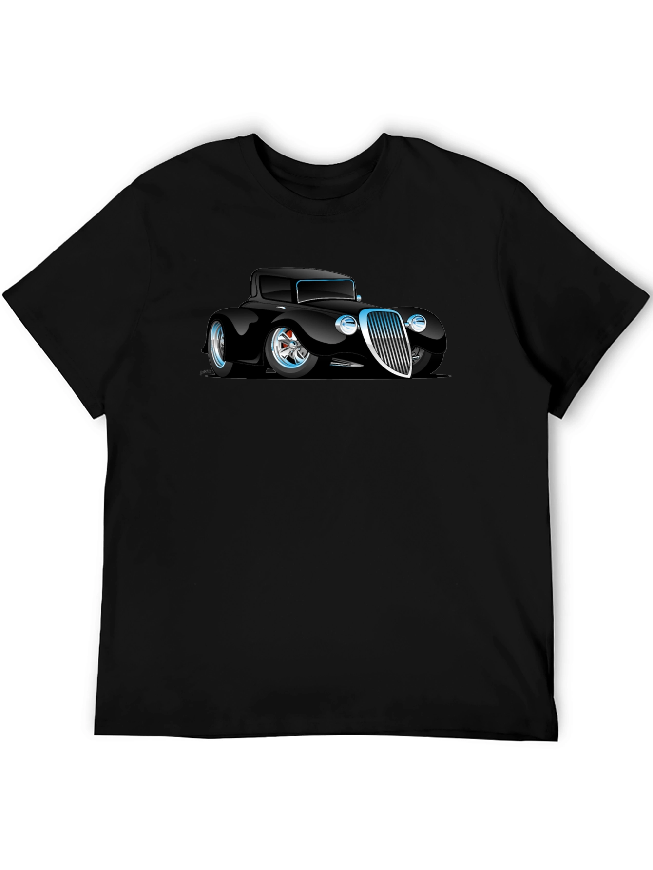 Classic Car Graphic Black T-Shirt