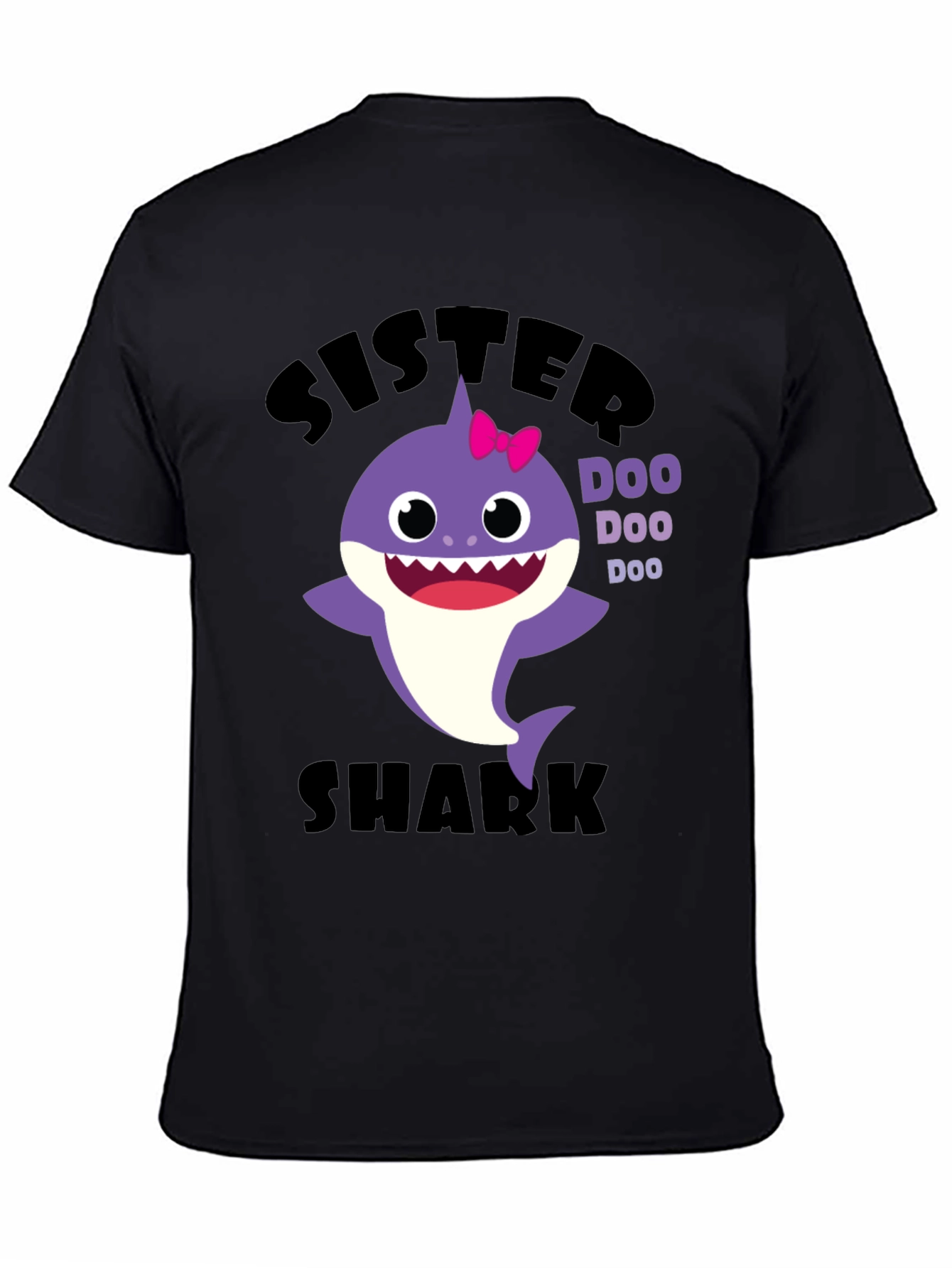 Sister Shark Doo Doo Doo T-Shirt - Baby Shark Family Tee