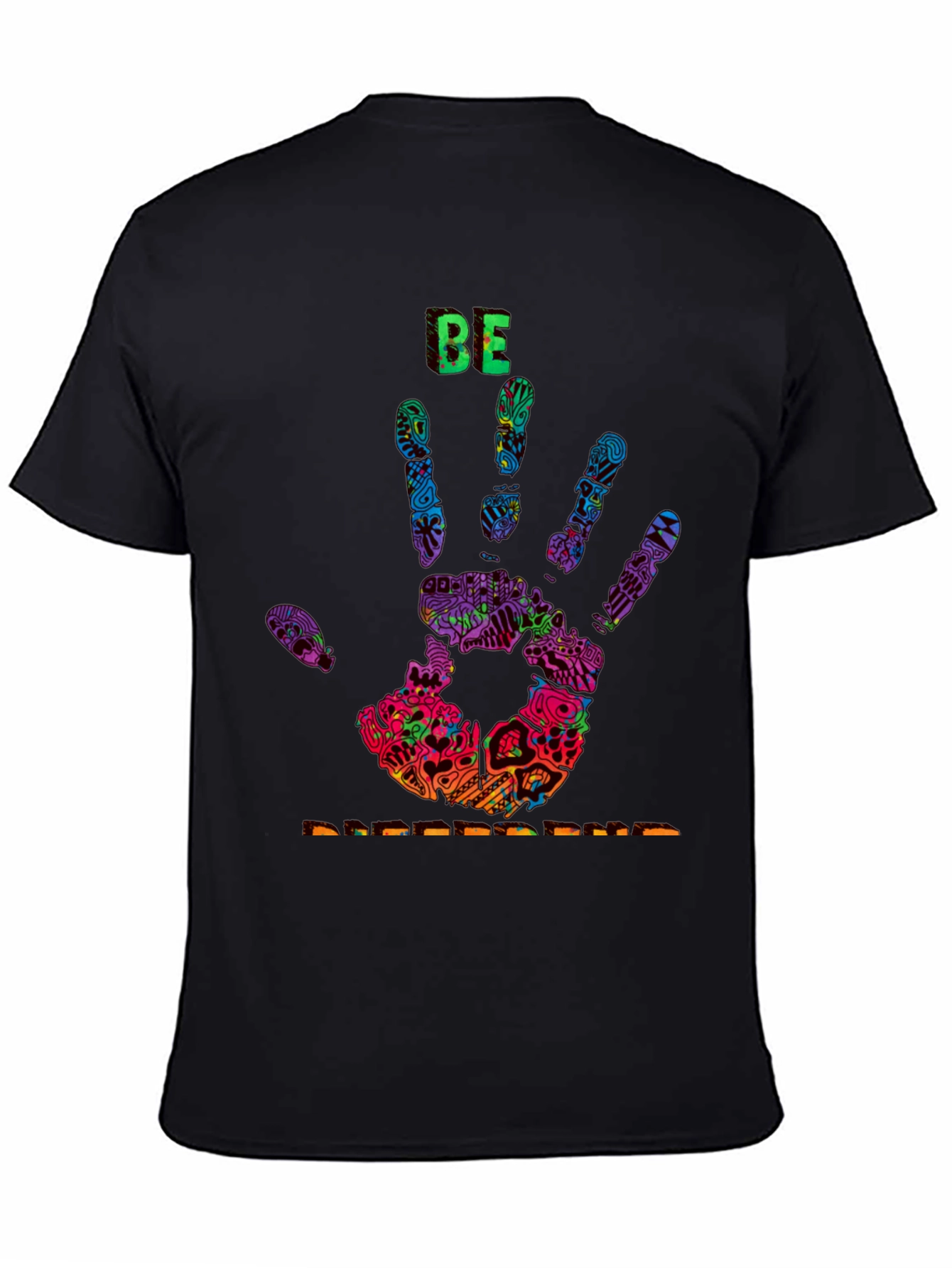 Be Creative Colorful Handprint T-Shirt