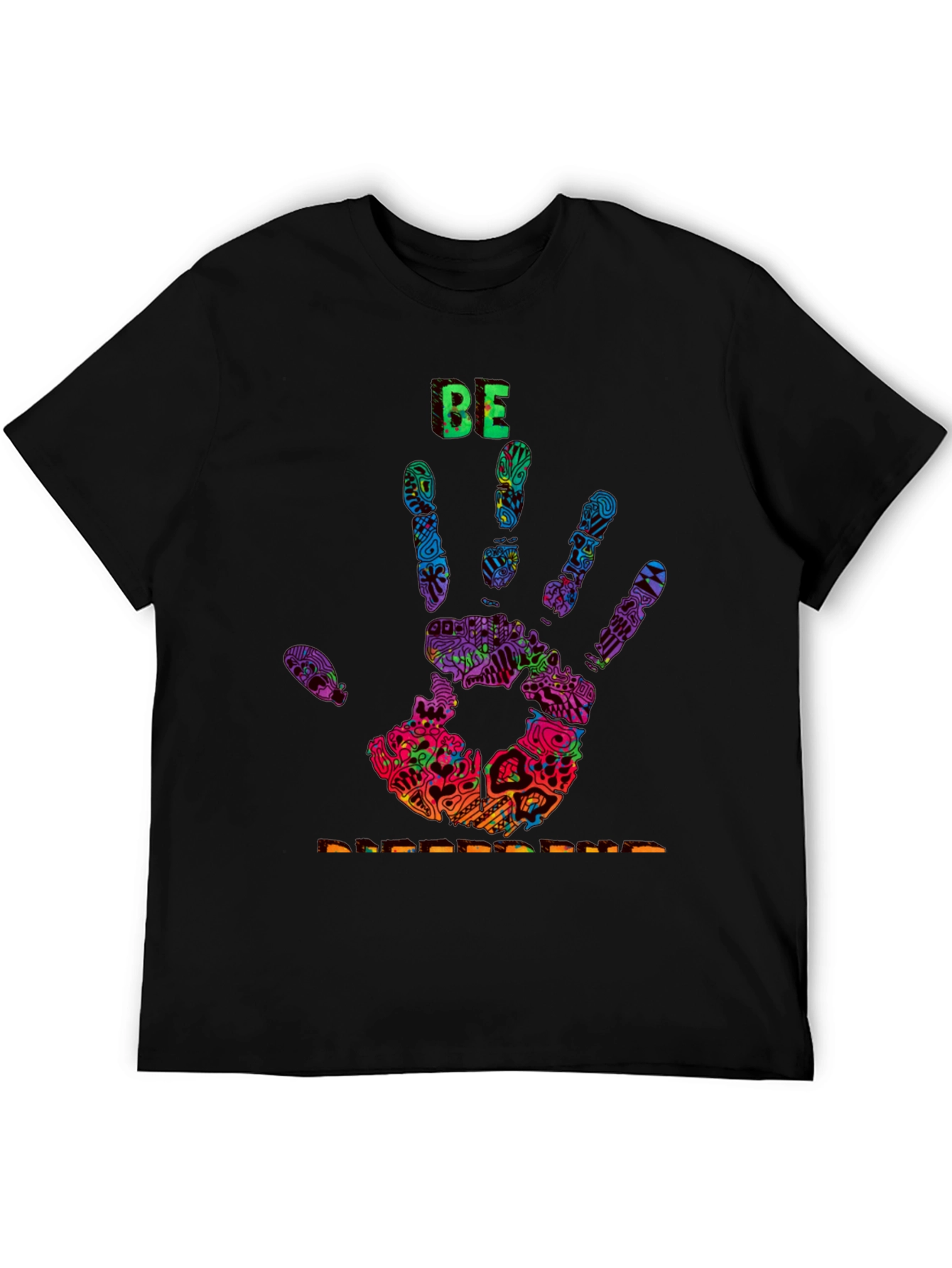 Be Creative Colorful Handprint T-Shirt