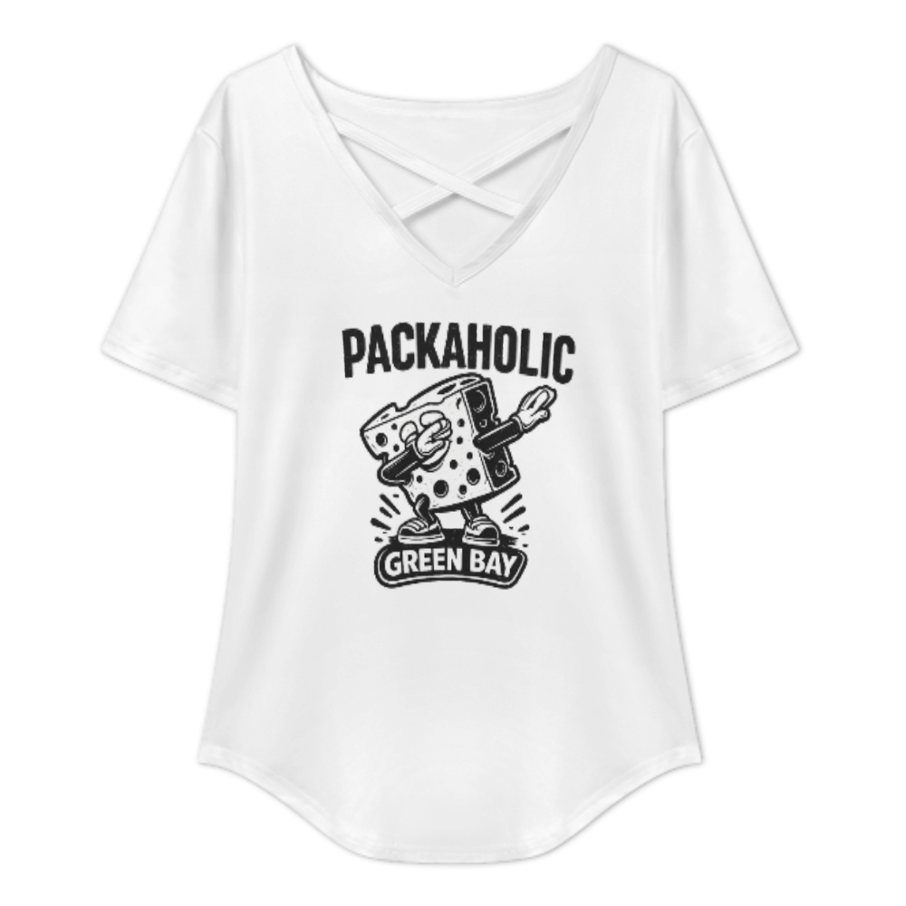 Packaholic Green Bay Funny Football Fan T-Shirt – Dabbing Cheese Graphic Game Day Tee(z333)