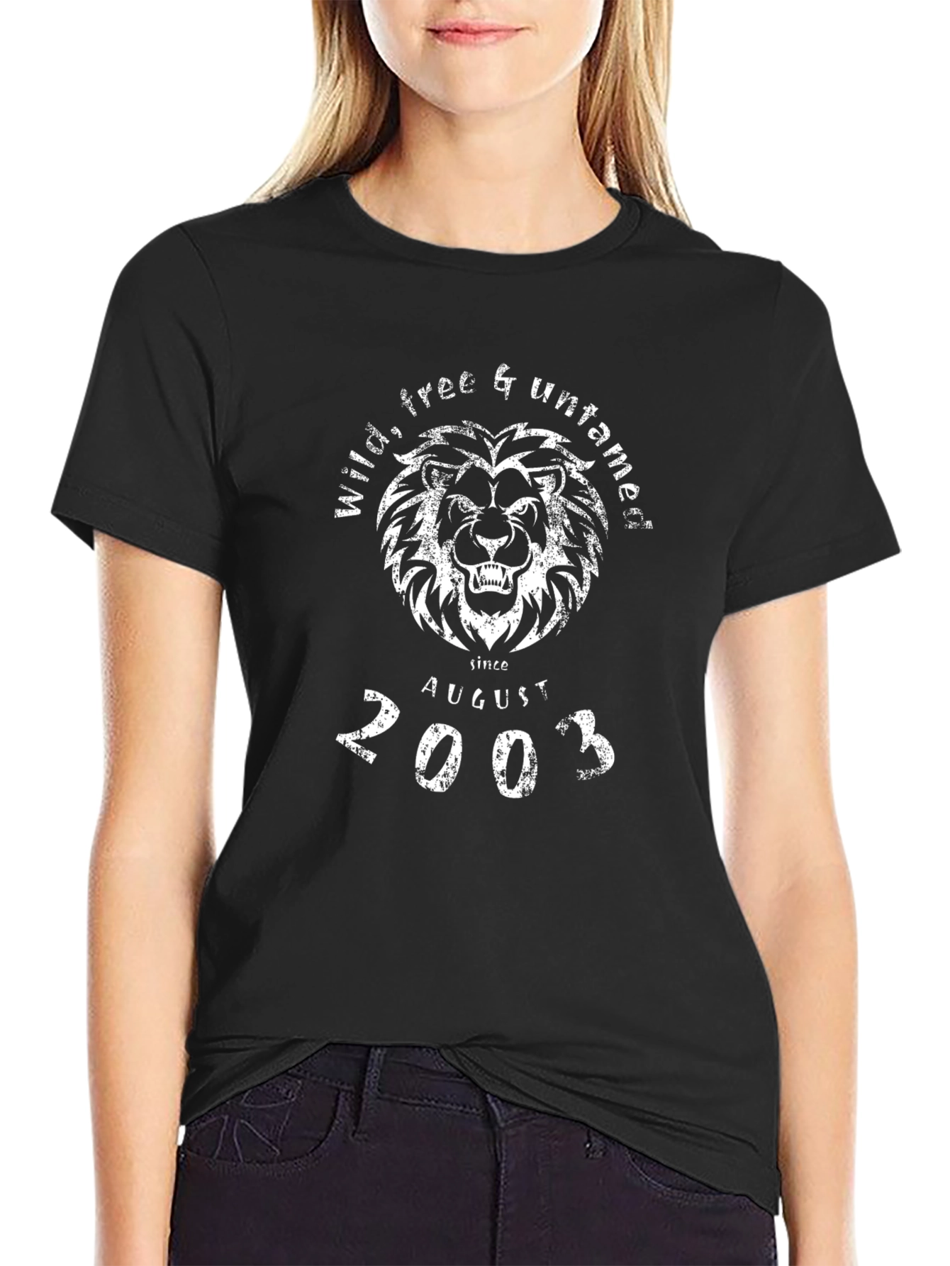Wild Free & Untamed Lion Graphic Tee
