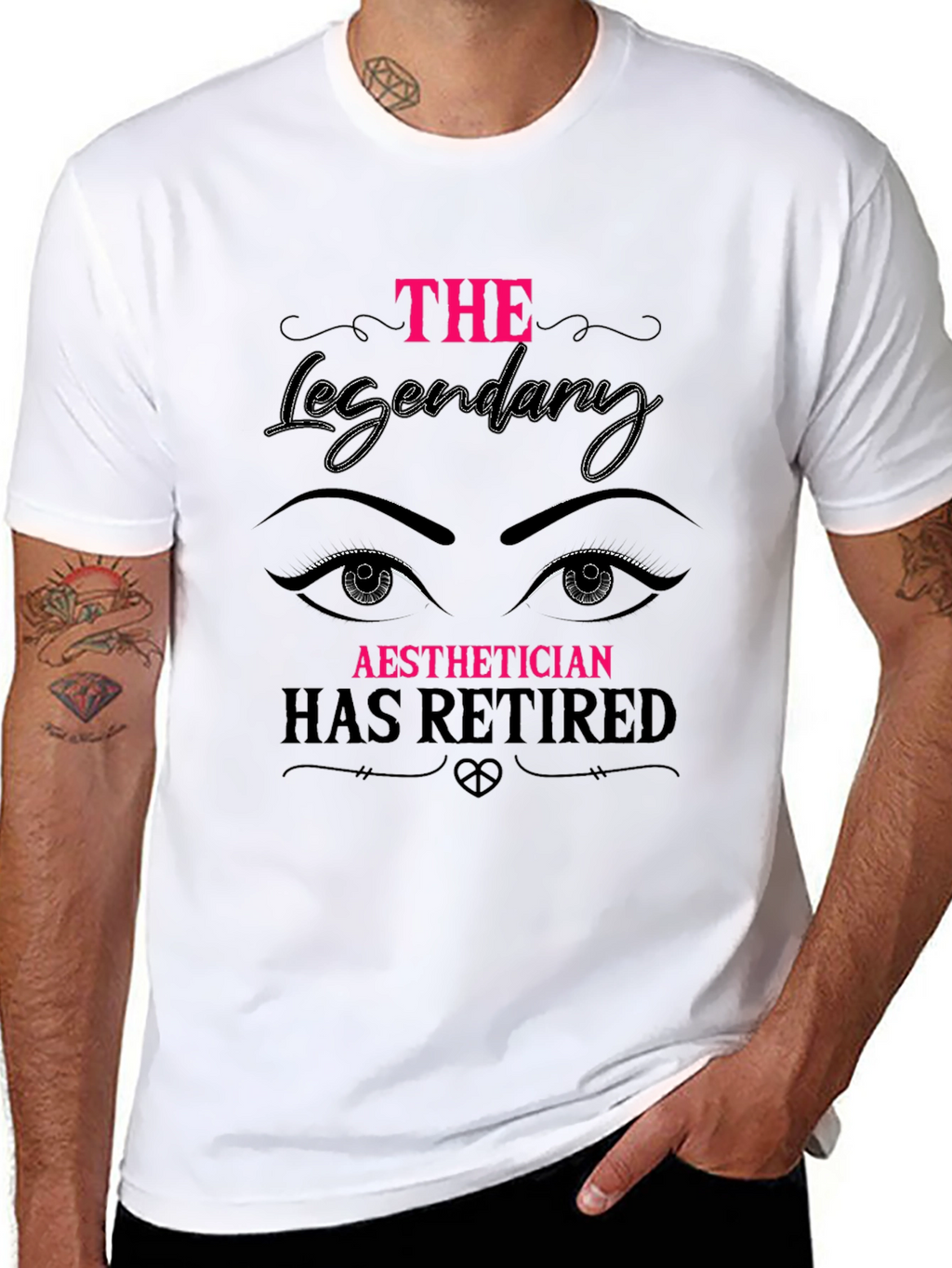 Retired Aesthetician T-Shirt - Legendary Gift!