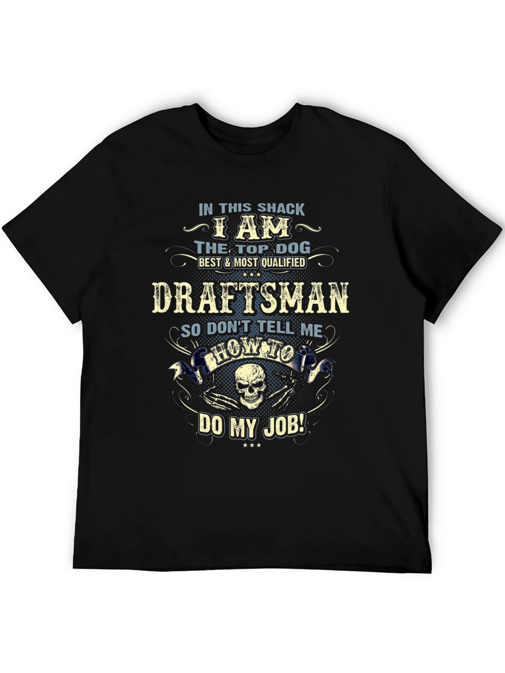 Draftsman Top Dog Graphic T-Shirt