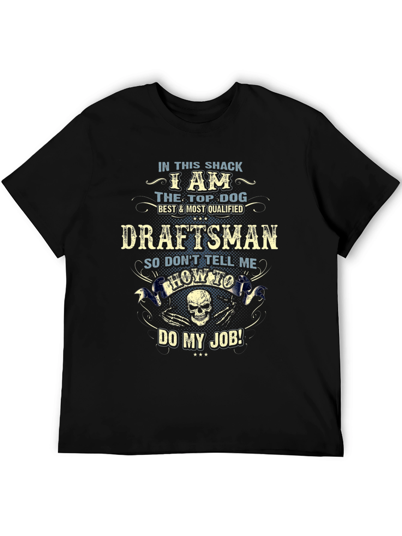 Draftsman Top Dog Graphic T-Shirt