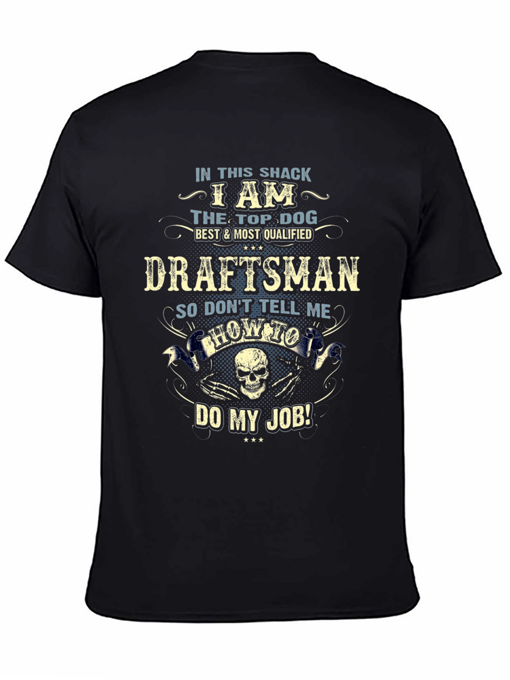 Draftsman Top Dog Graphic T-Shirt