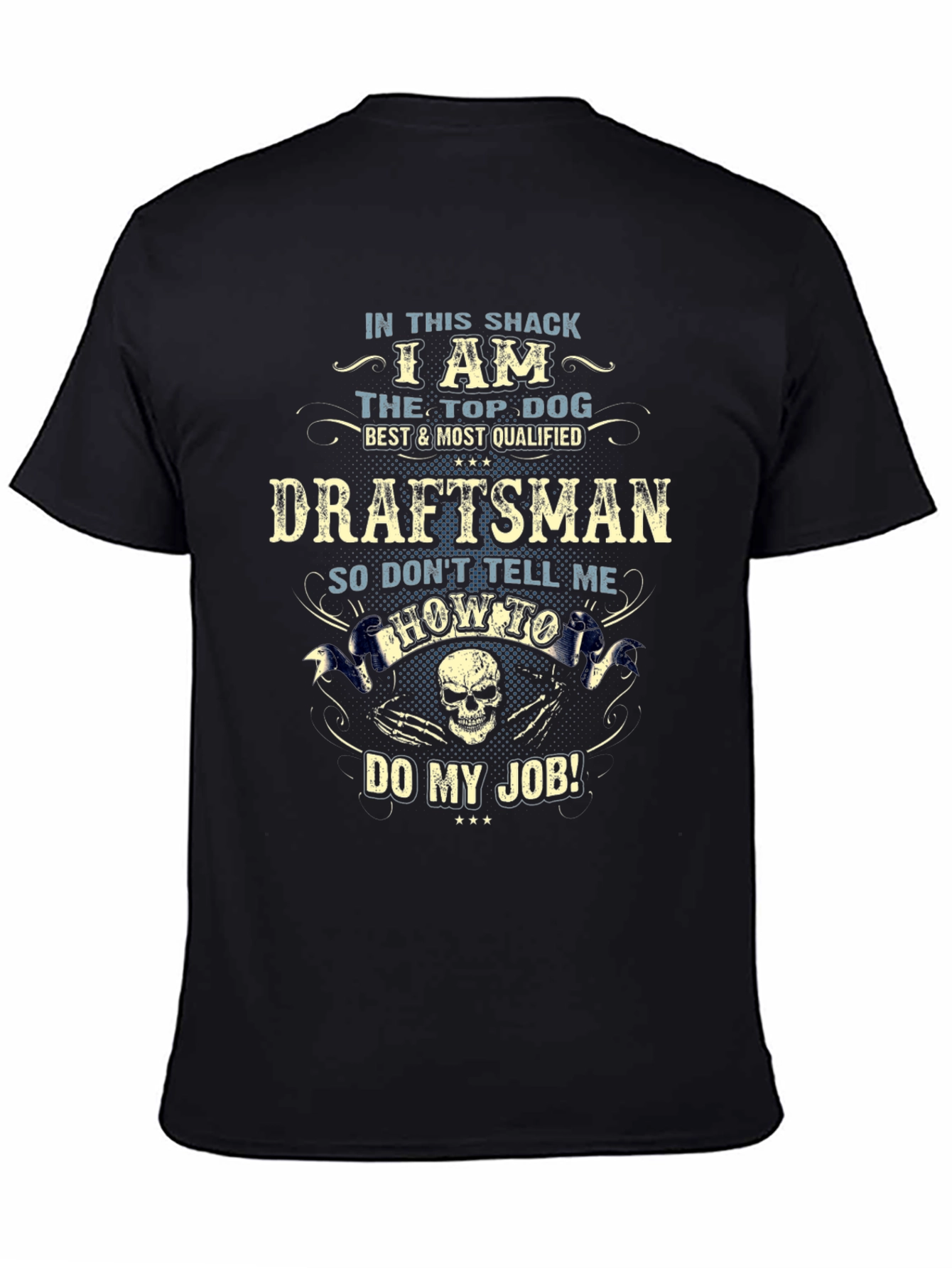 Draftsman Top Dog Graphic T-Shirt