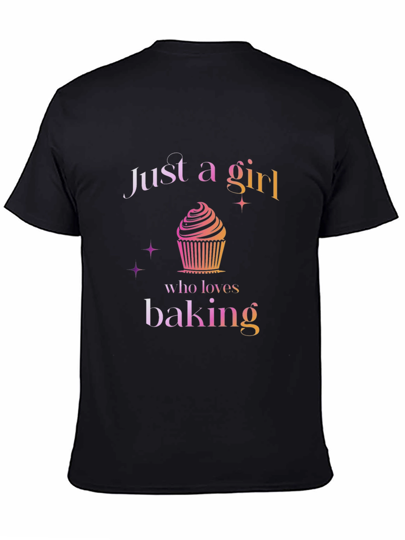 Just a Girl Who Loves Baking Graphic T-Shirt