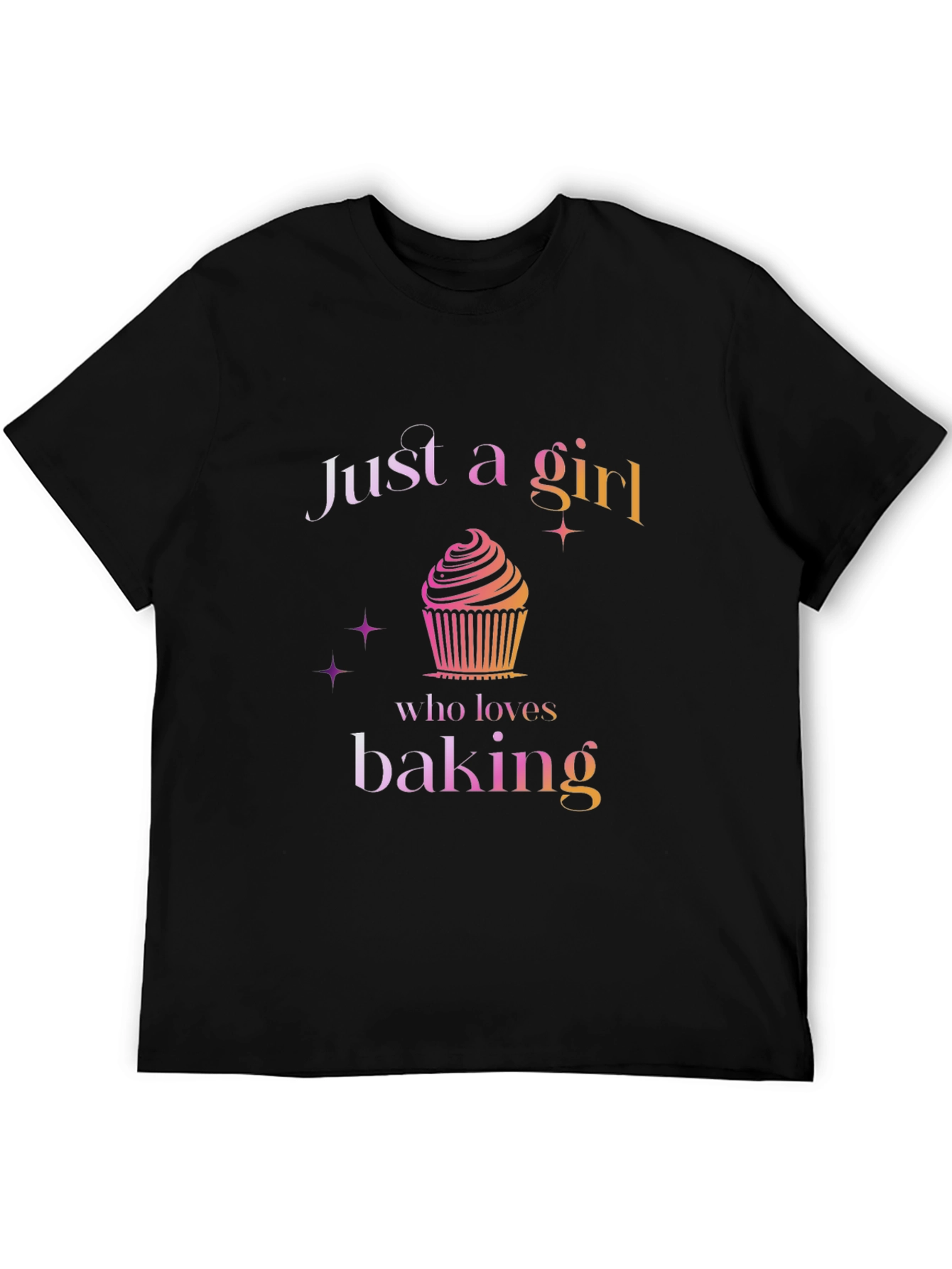 Just a Girl Who Loves Baking Graphic T-Shirt