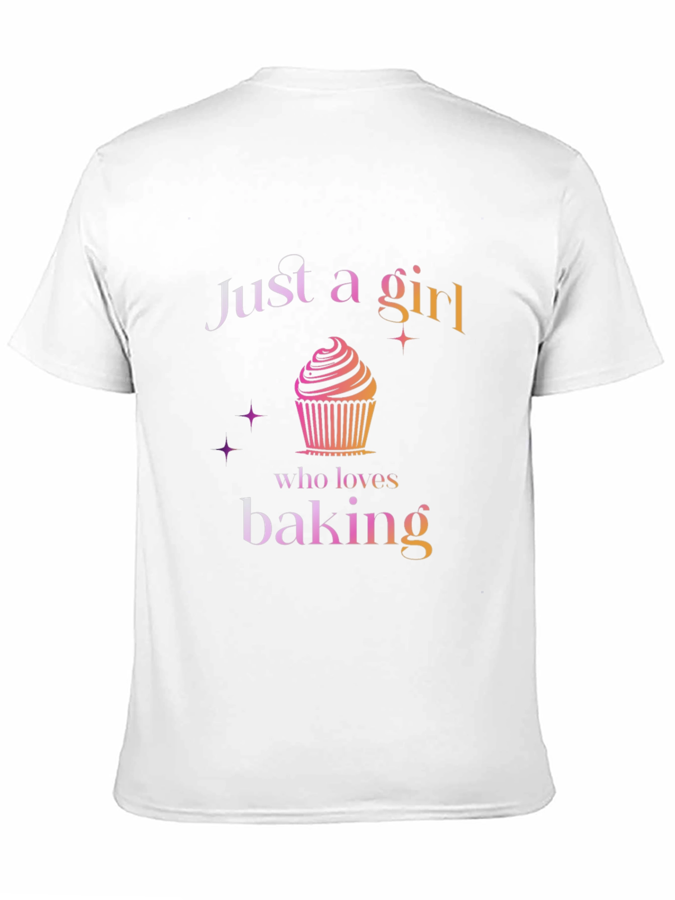 Just a Girl Who Loves Baking Graphic T-Shirt