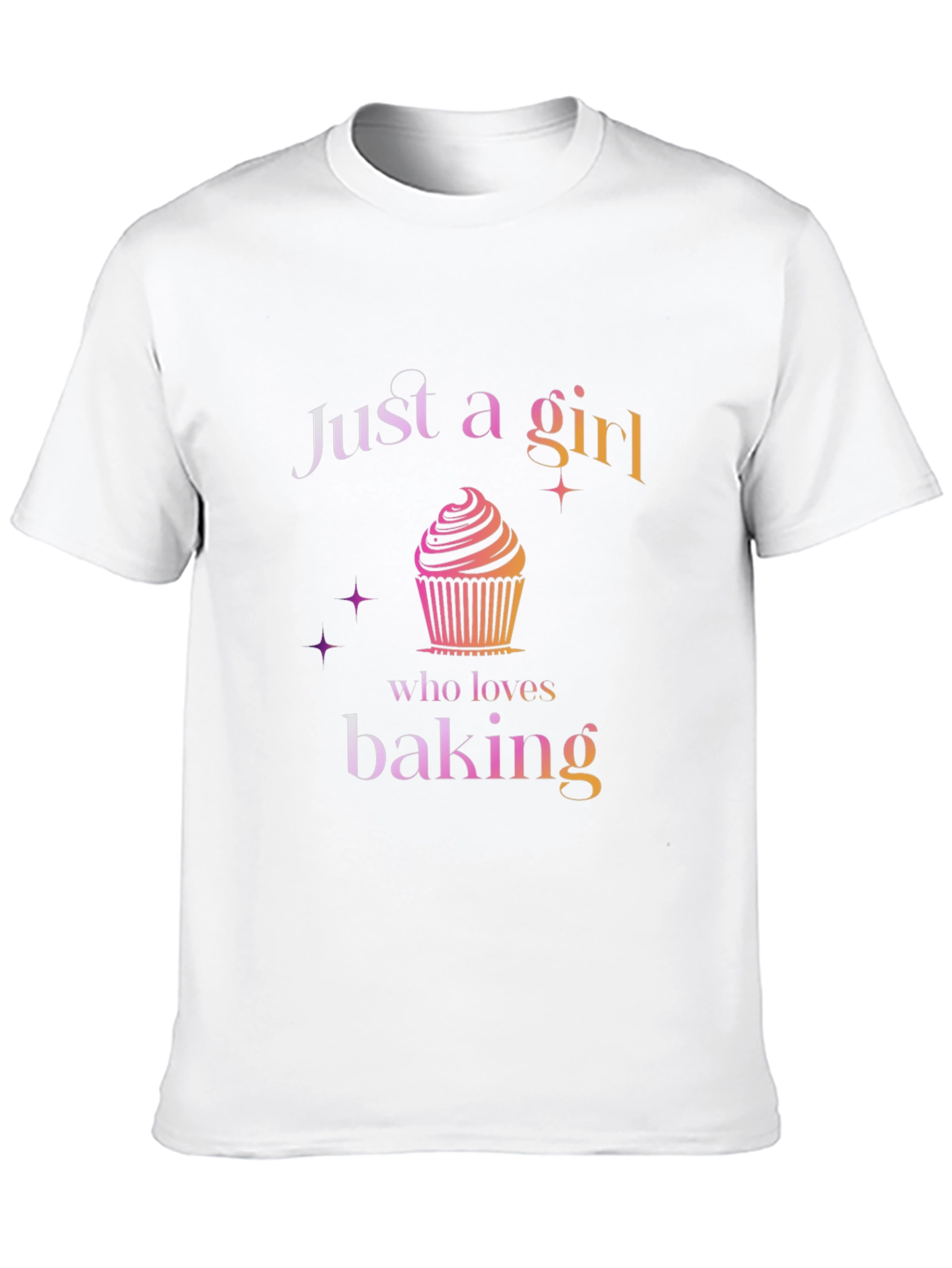Just a Girl Who Loves Baking Graphic T-Shirt