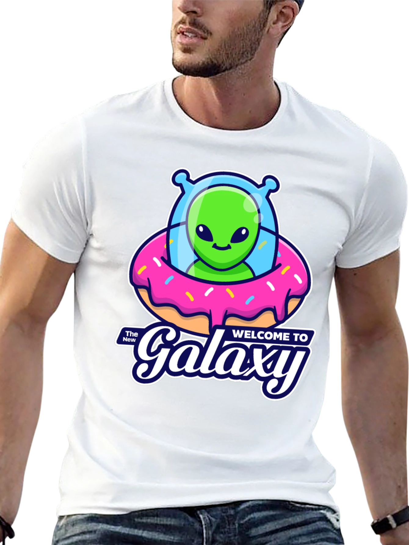 Galaxy Alien Donut T-Shirt