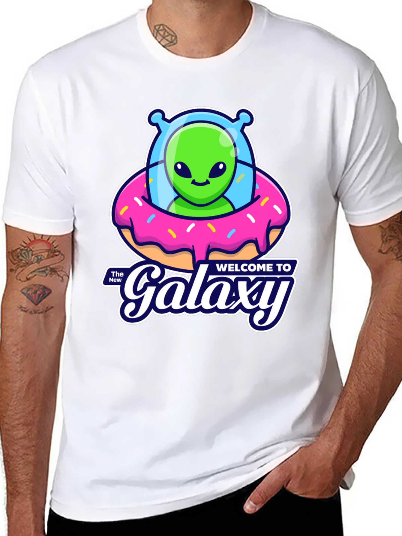 Galaxy Alien Donut T-Shirt