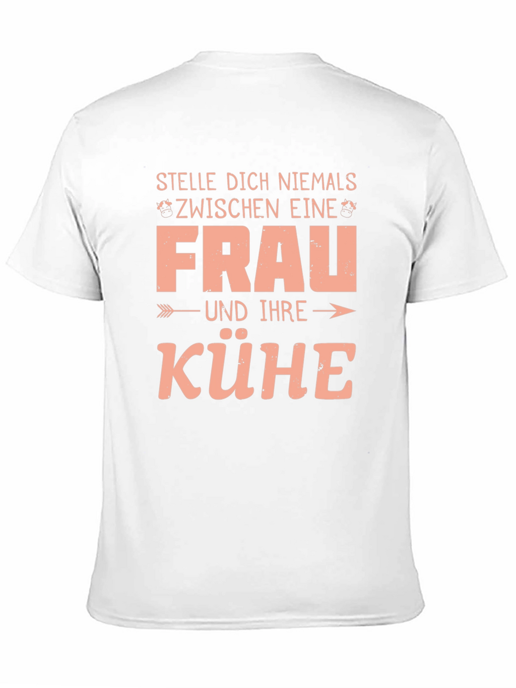 Stelle Dich Niemals T-Shirt Funny German Cow Farmer Gift