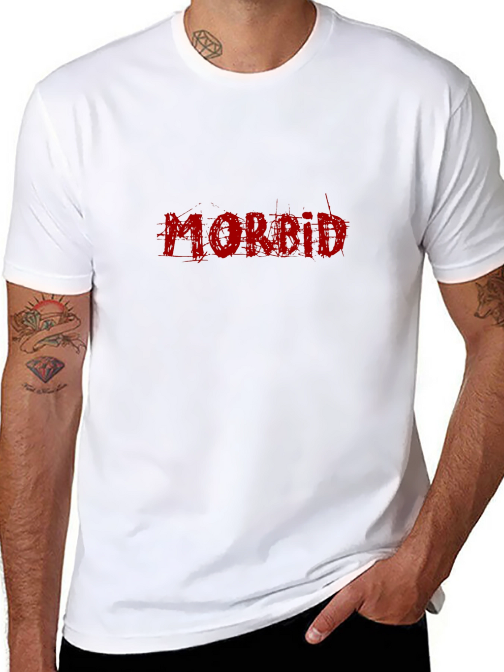 Morbid Graphic Tee - Dark Humor Shirt