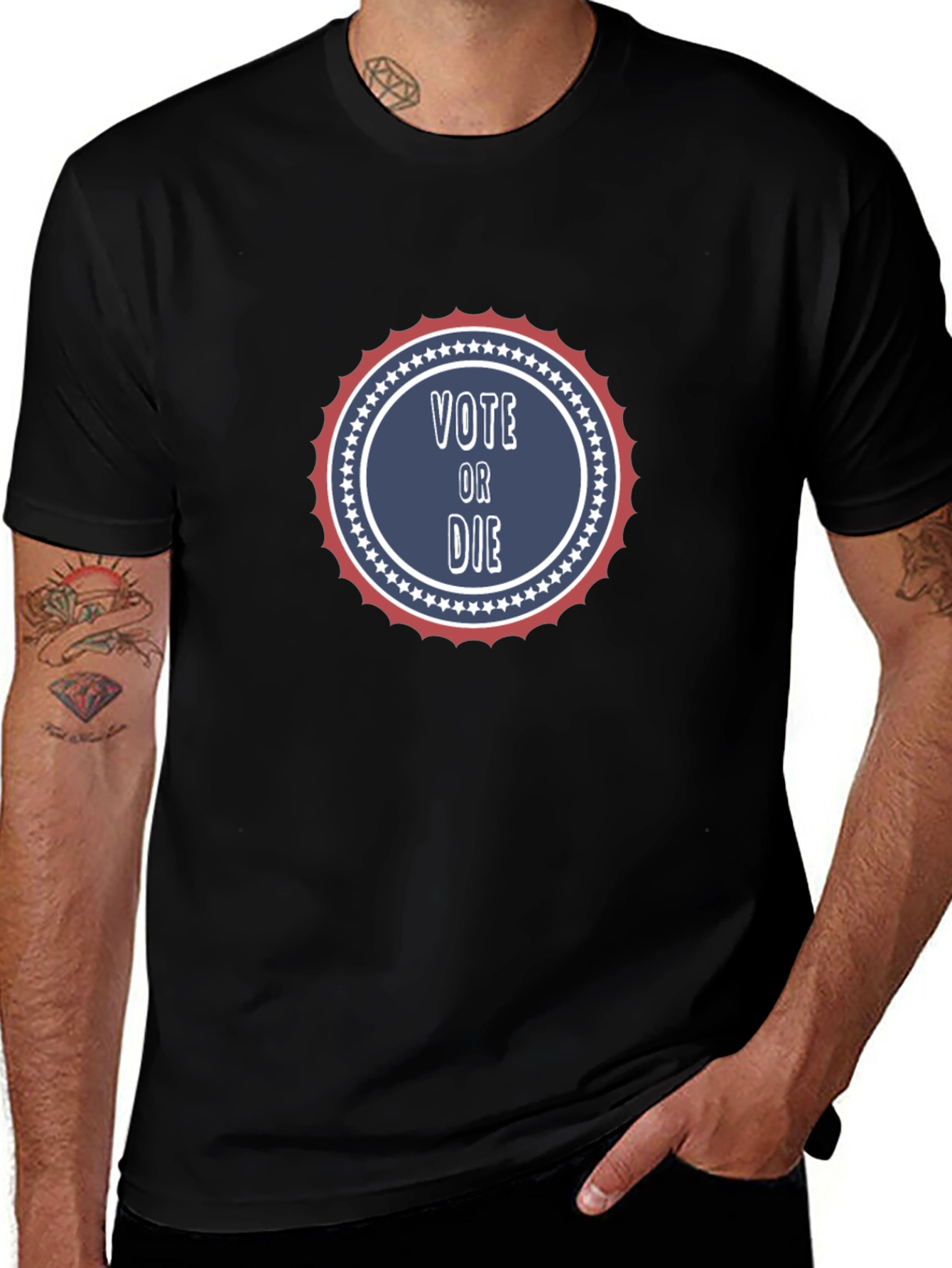 Vote or Die Graphic Tee - Patriotic Election T-Shirt