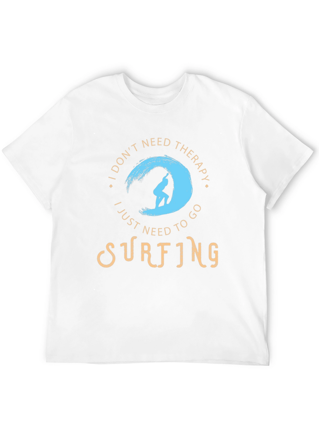 Surfing Therapy T-Shirt - Black