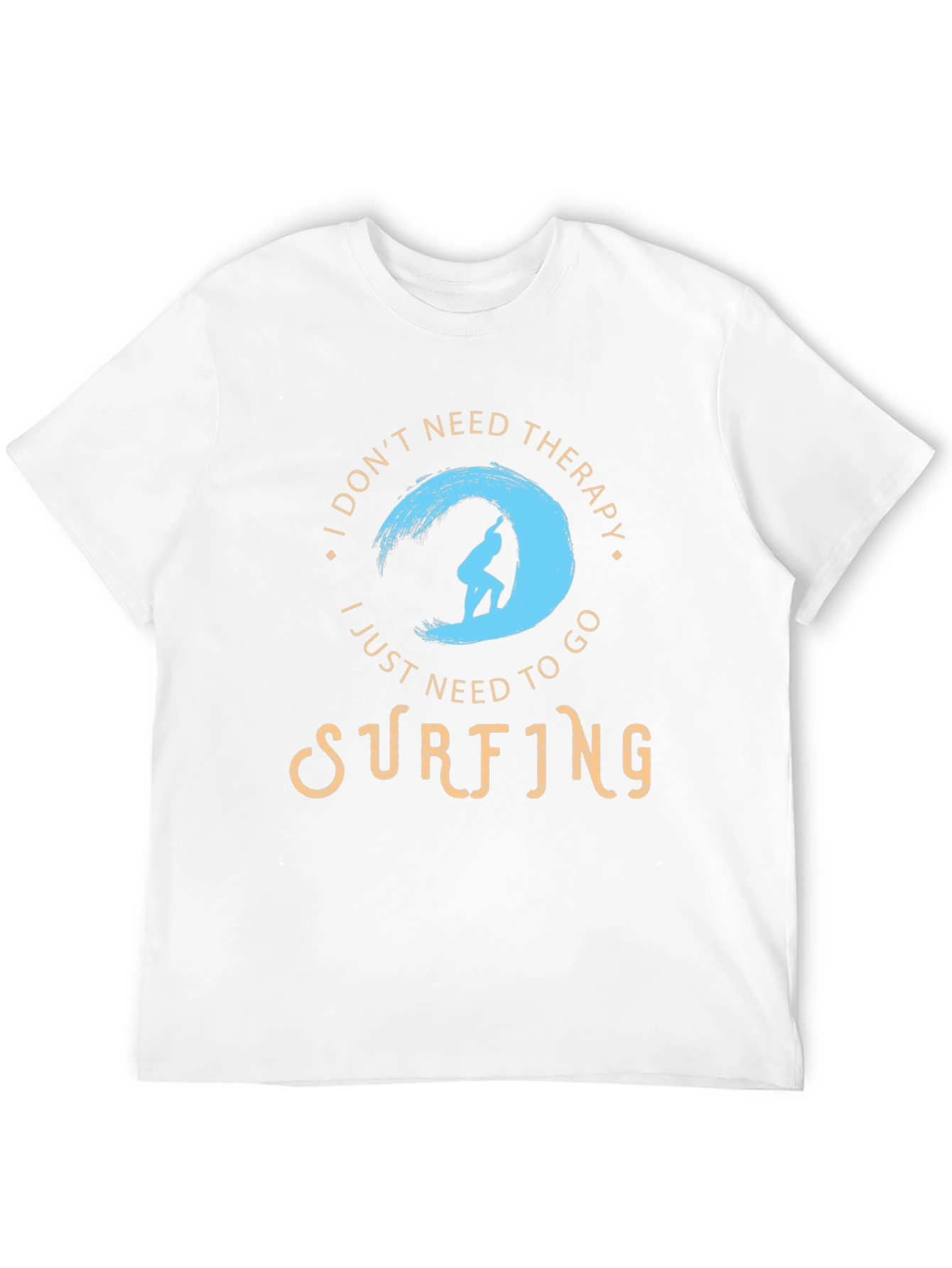 Surfing Therapy T-Shirt - Black