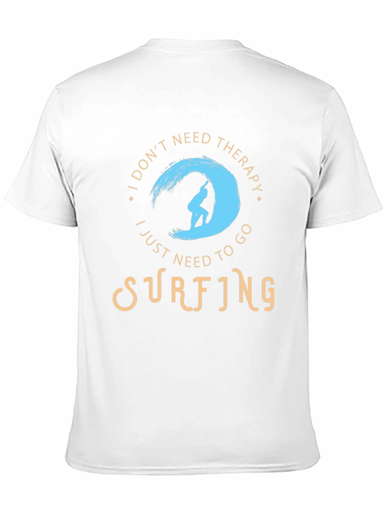Surfing Therapy T-Shirt - Black