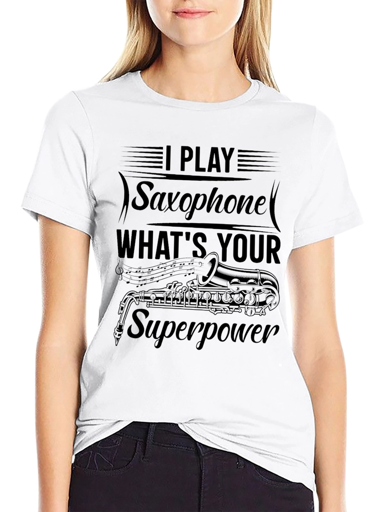 Saxophone Player T-Shirt - Whats Your Superpower?