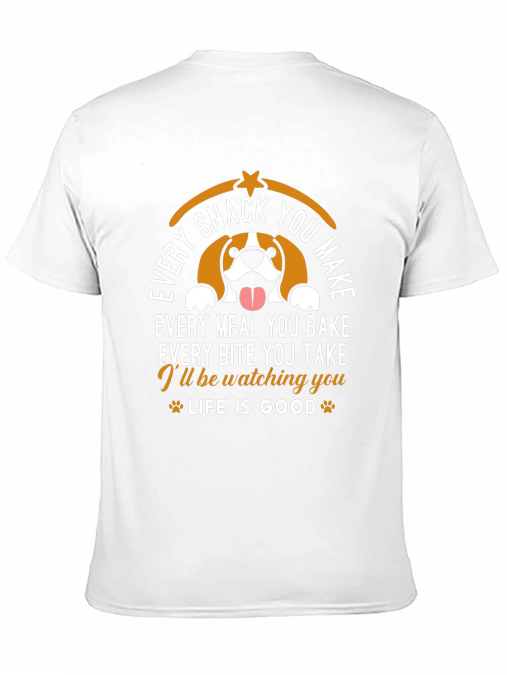 Funny Dog Watching You Graphic T-Shirt