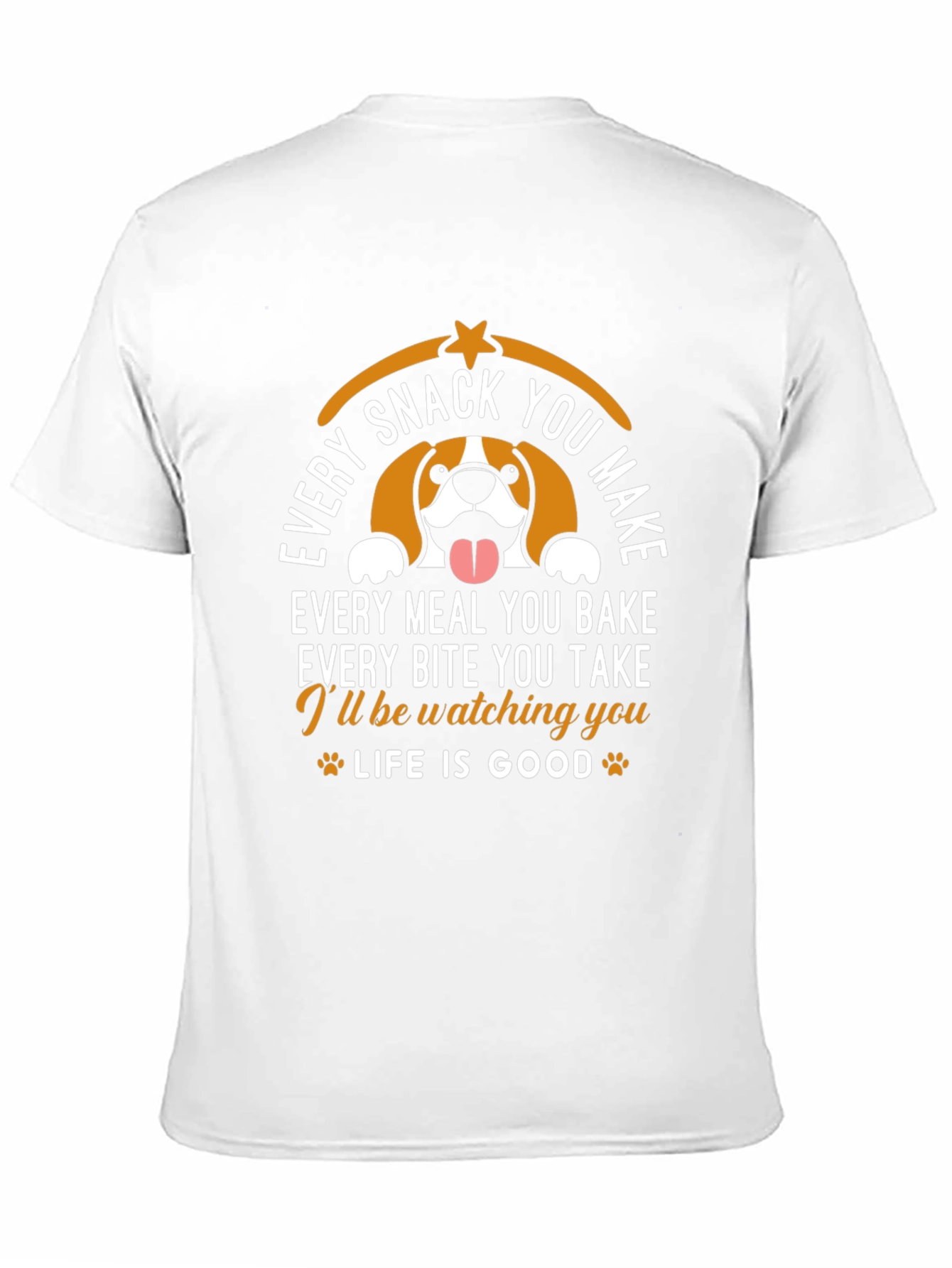 Funny Dog Watching You Graphic T-Shirt