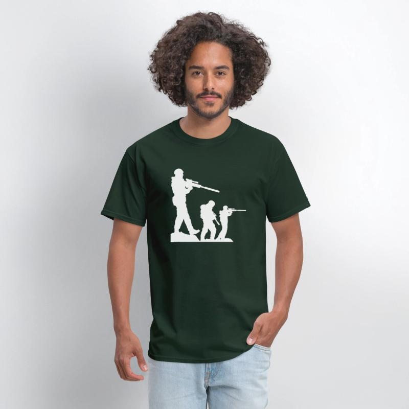 3 Soldiers Crew War Team Freedom Soldier Fighter