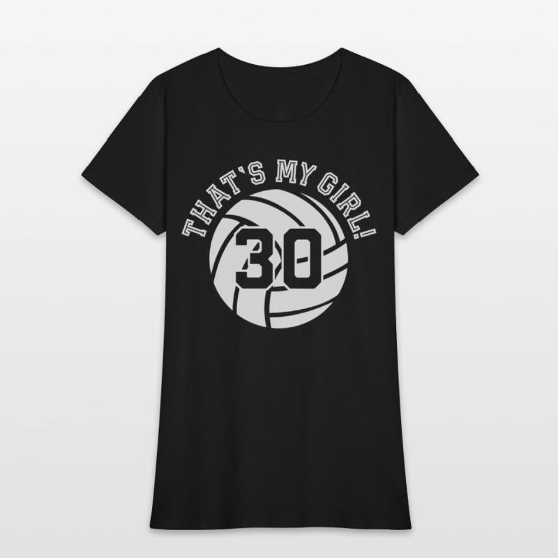 30 Volleyball Player That'S My Cheer Mom Dad Team