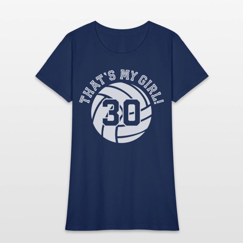 30 Volleyball Player That'S My Cheer Mom Dad Team