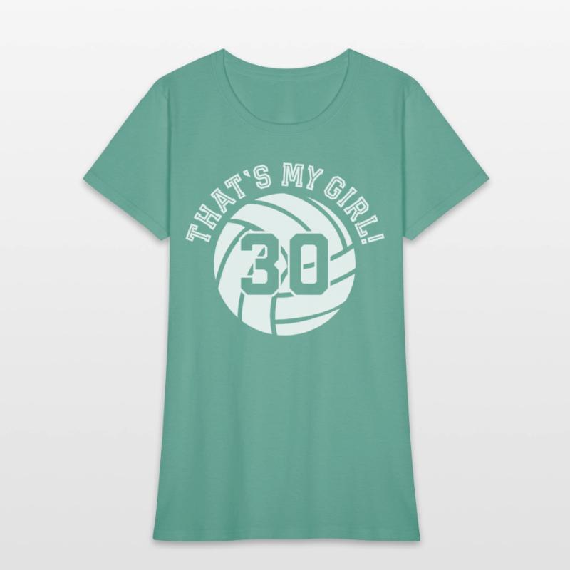 30 Volleyball Player That'S My Cheer Mom Dad Team