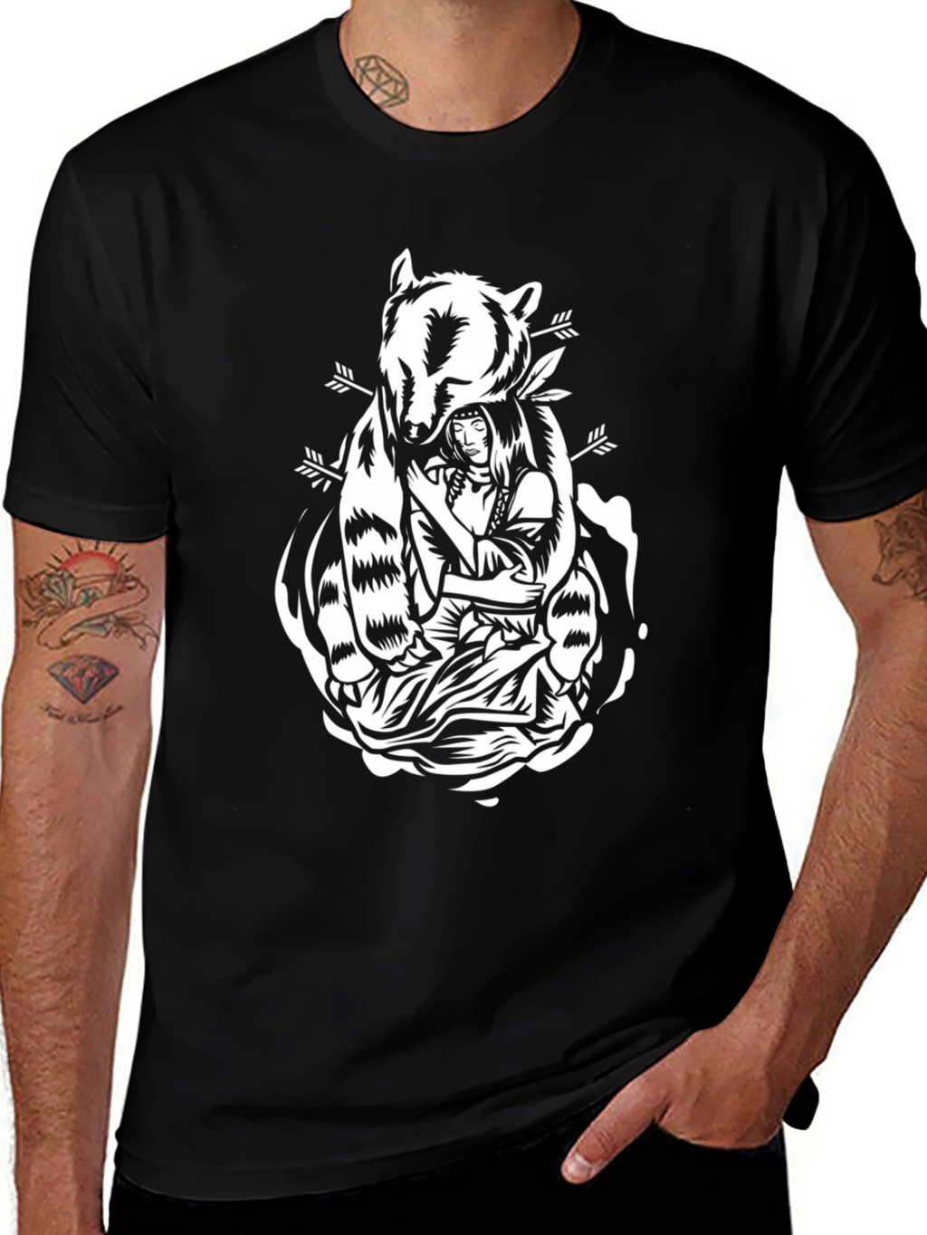 Bear & Maiden Graphic T-Shirt
