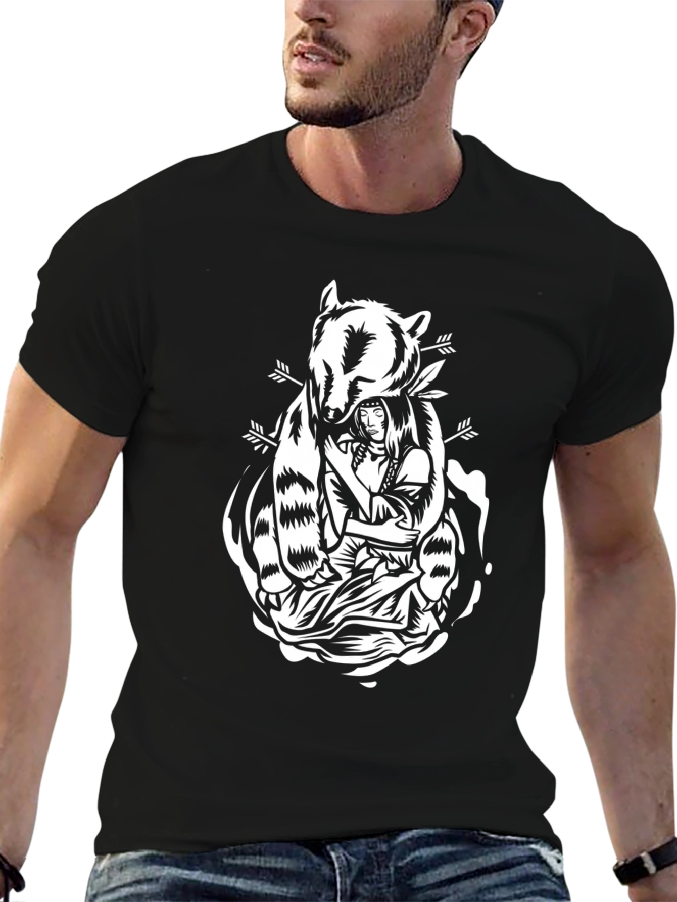 Bear & Maiden Graphic T-Shirt