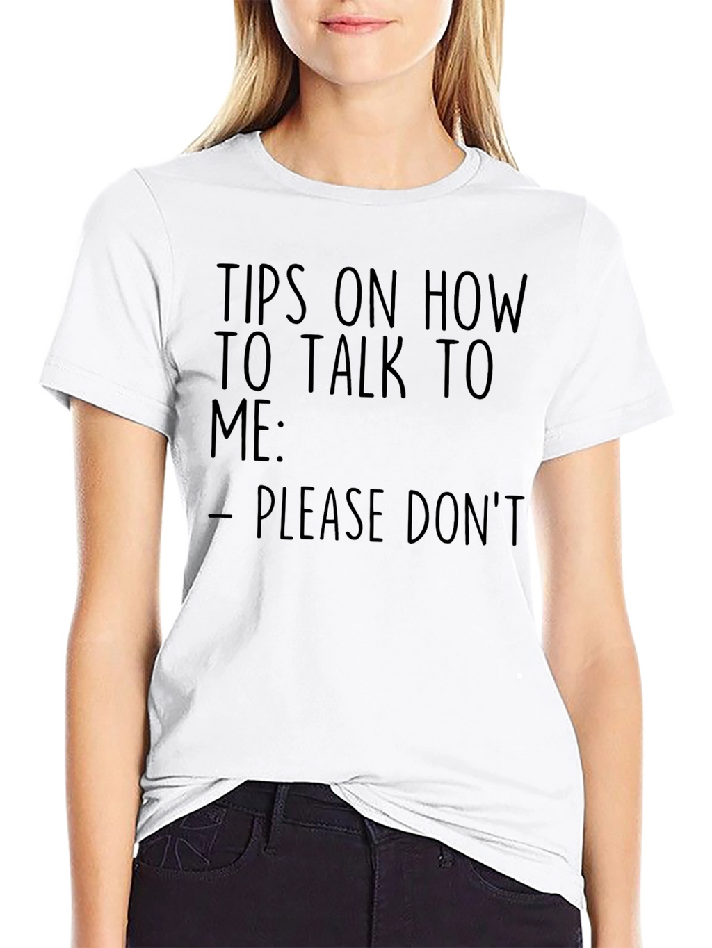 Humorous Please Dont Graphic T-Shirt