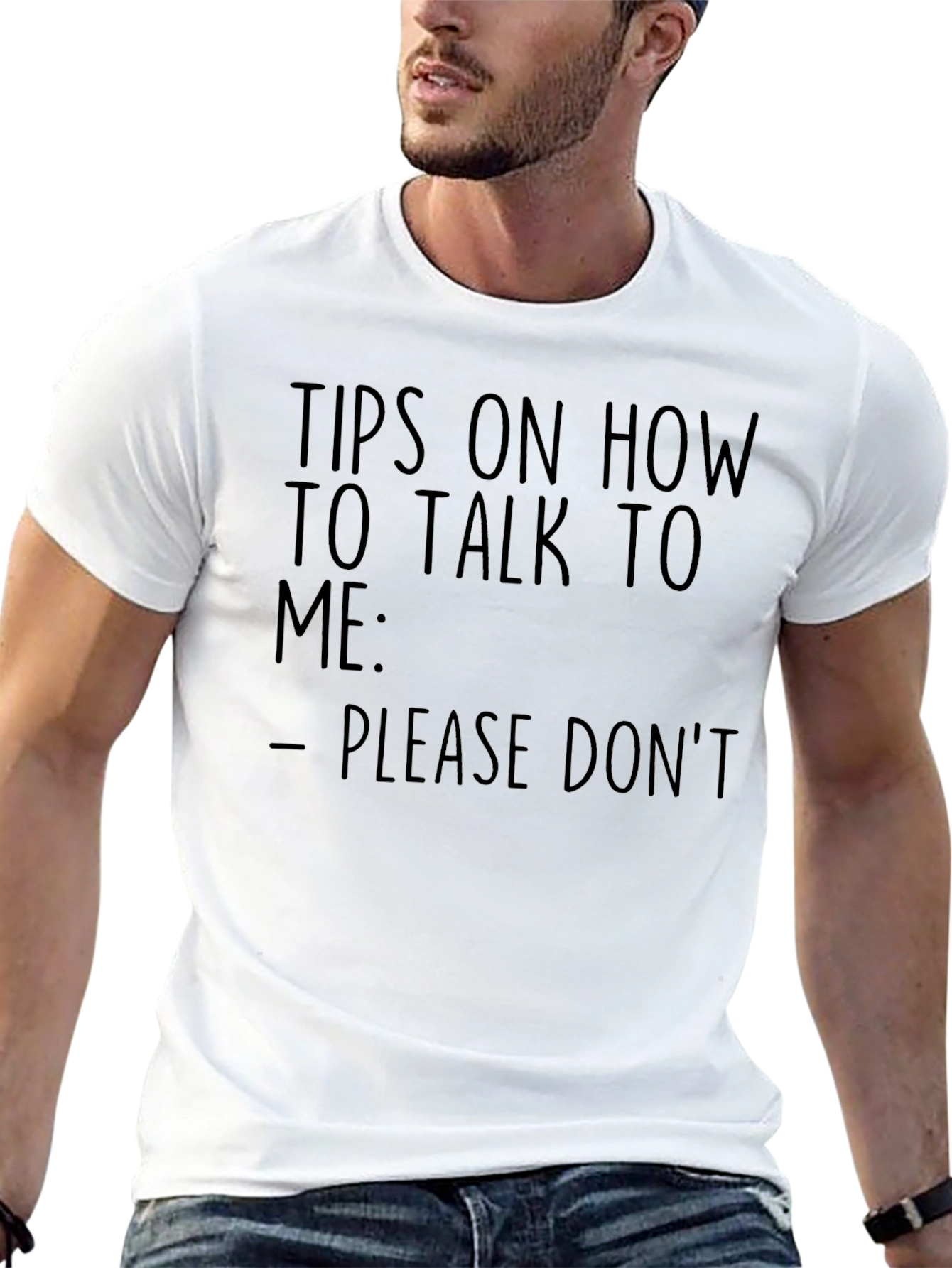 Humorous Please Dont Graphic T-Shirt