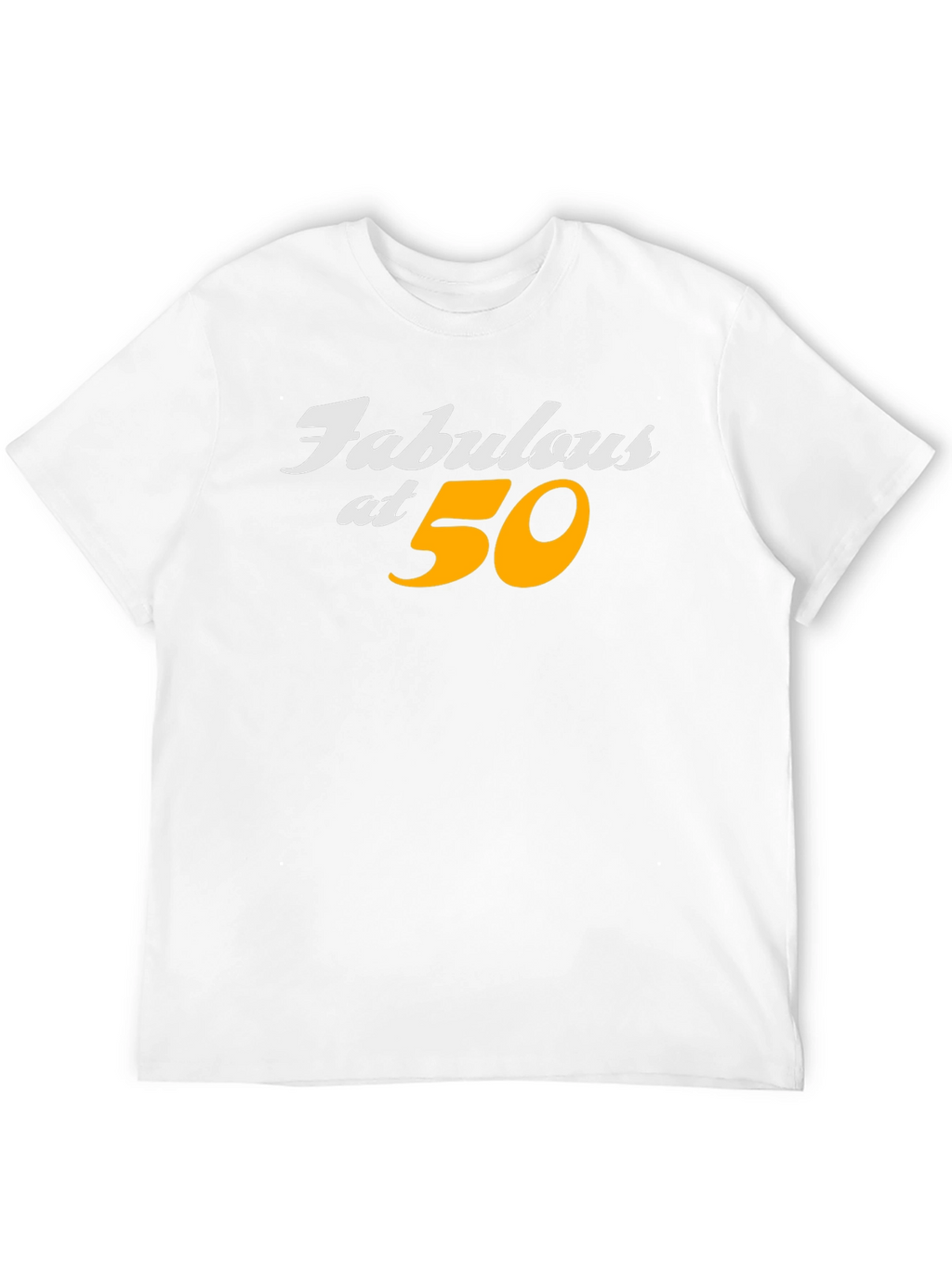Fabulous at 50 Black Graphic T-Shirt