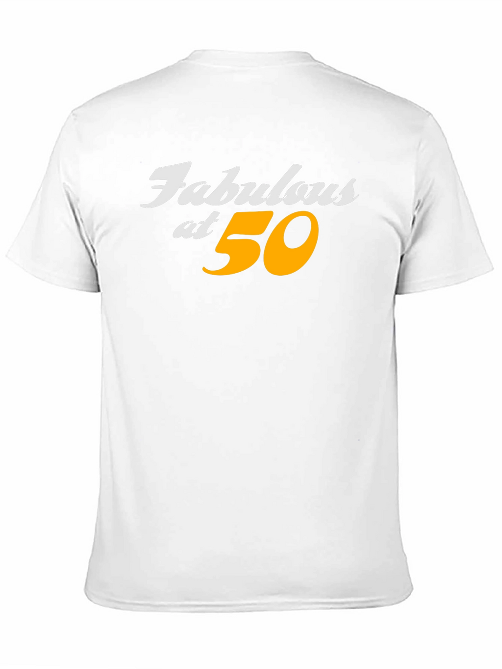 Fabulous at 50 Black Graphic T-Shirt
