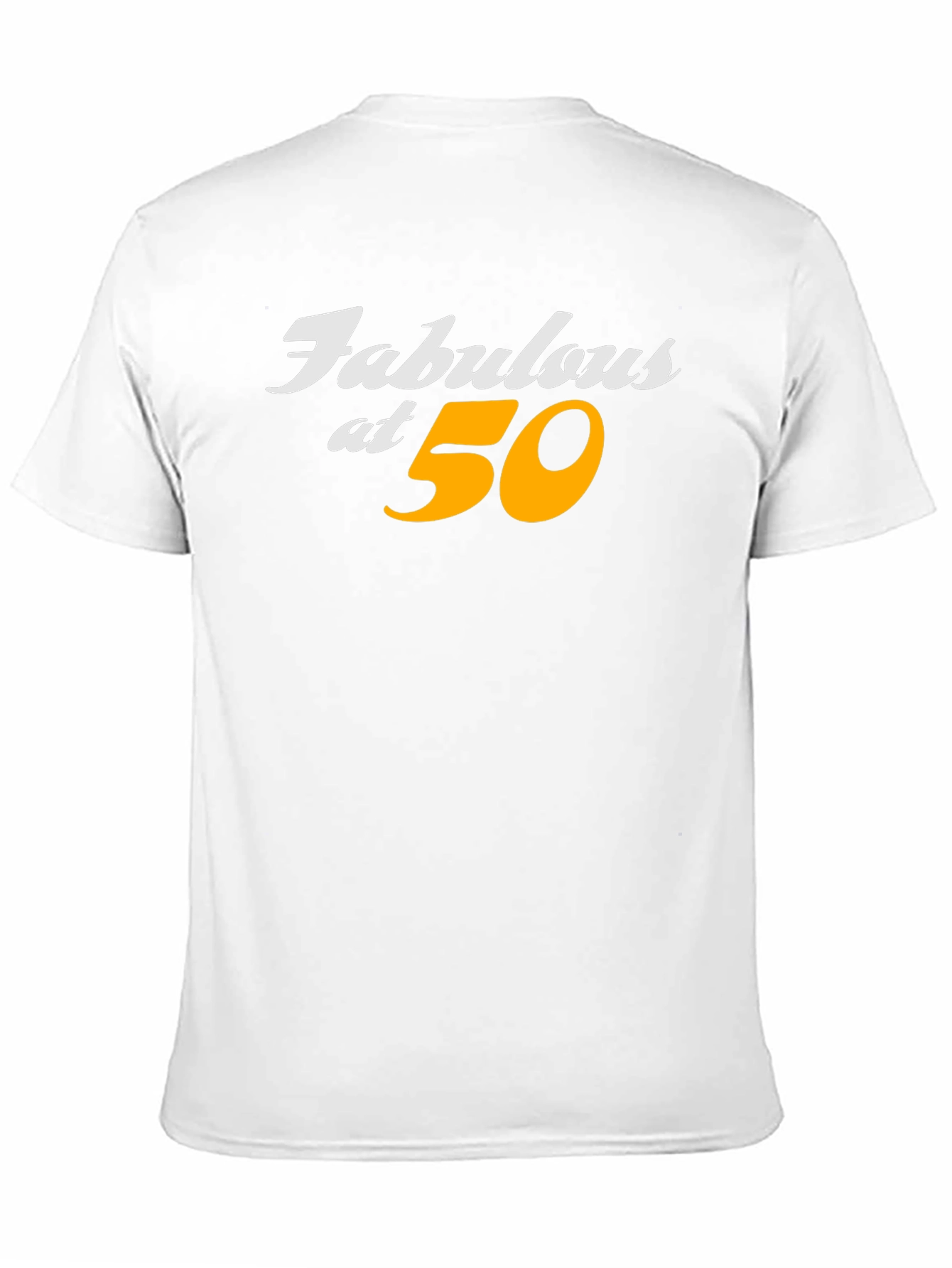 Fabulous at 50 Black Graphic T-Shirt