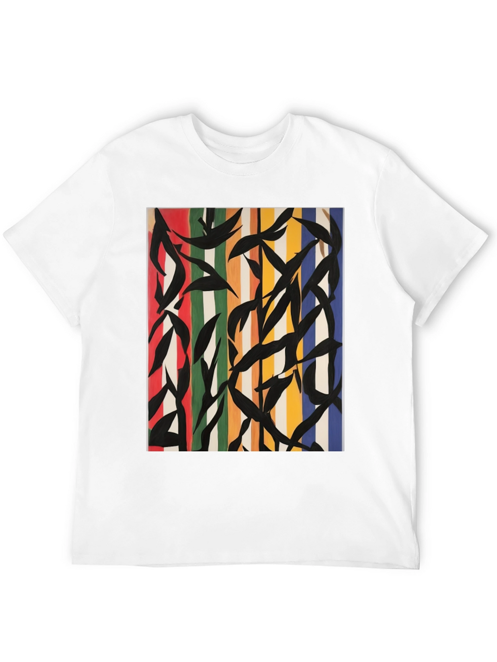 Abstract Art Graphic Tee - Modern Style