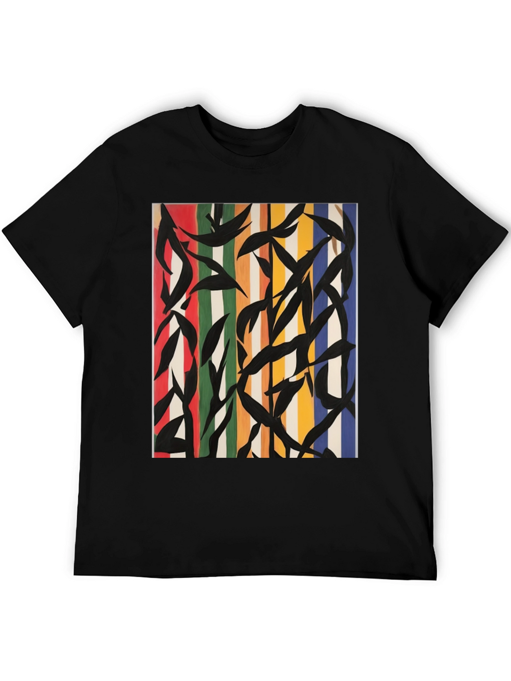 Abstract Art Graphic Tee - Modern Style