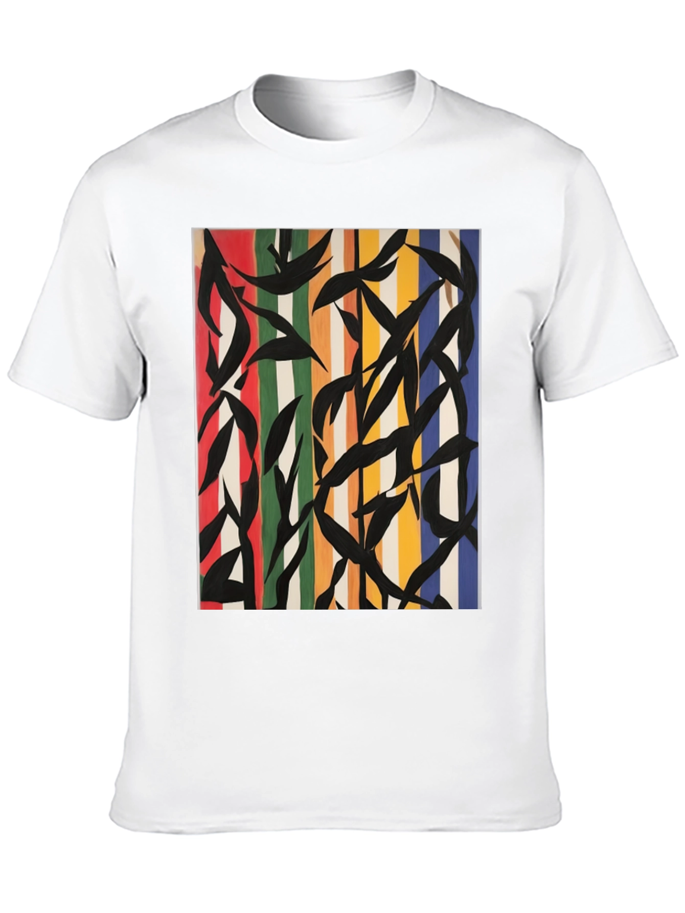 Abstract Art Graphic Tee - Modern Style