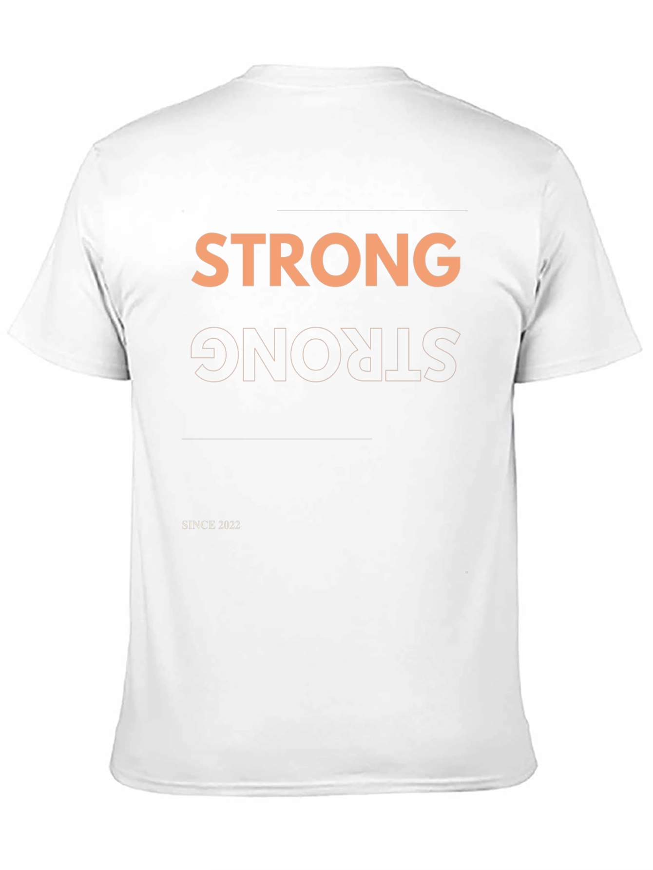 Strong Graphic Tee - Black Cotton Blend