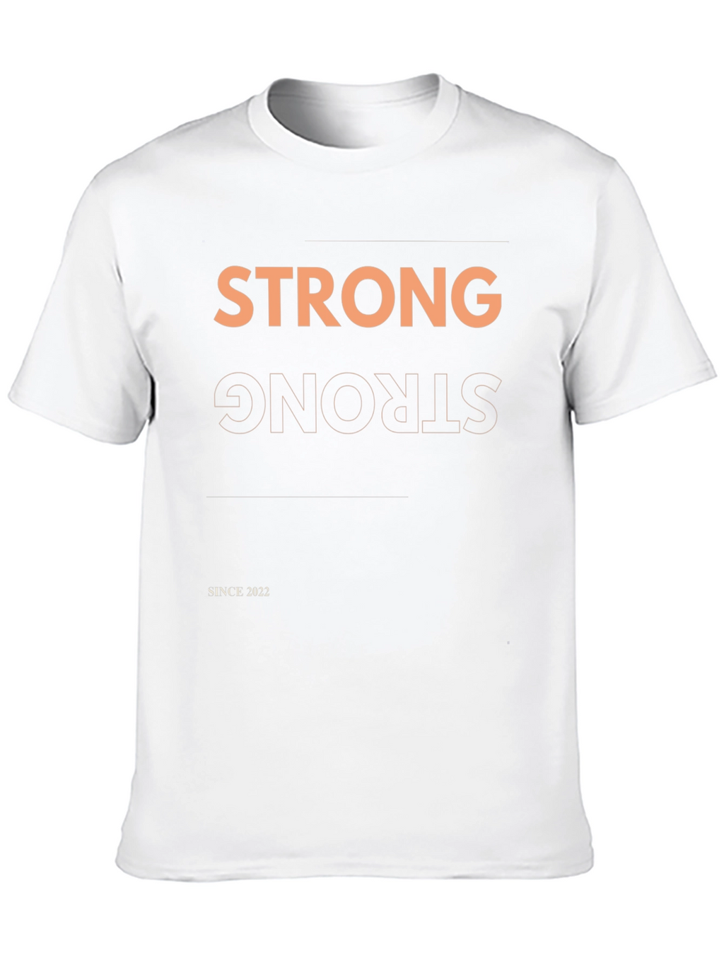 Strong Graphic Tee - Black Cotton Blend