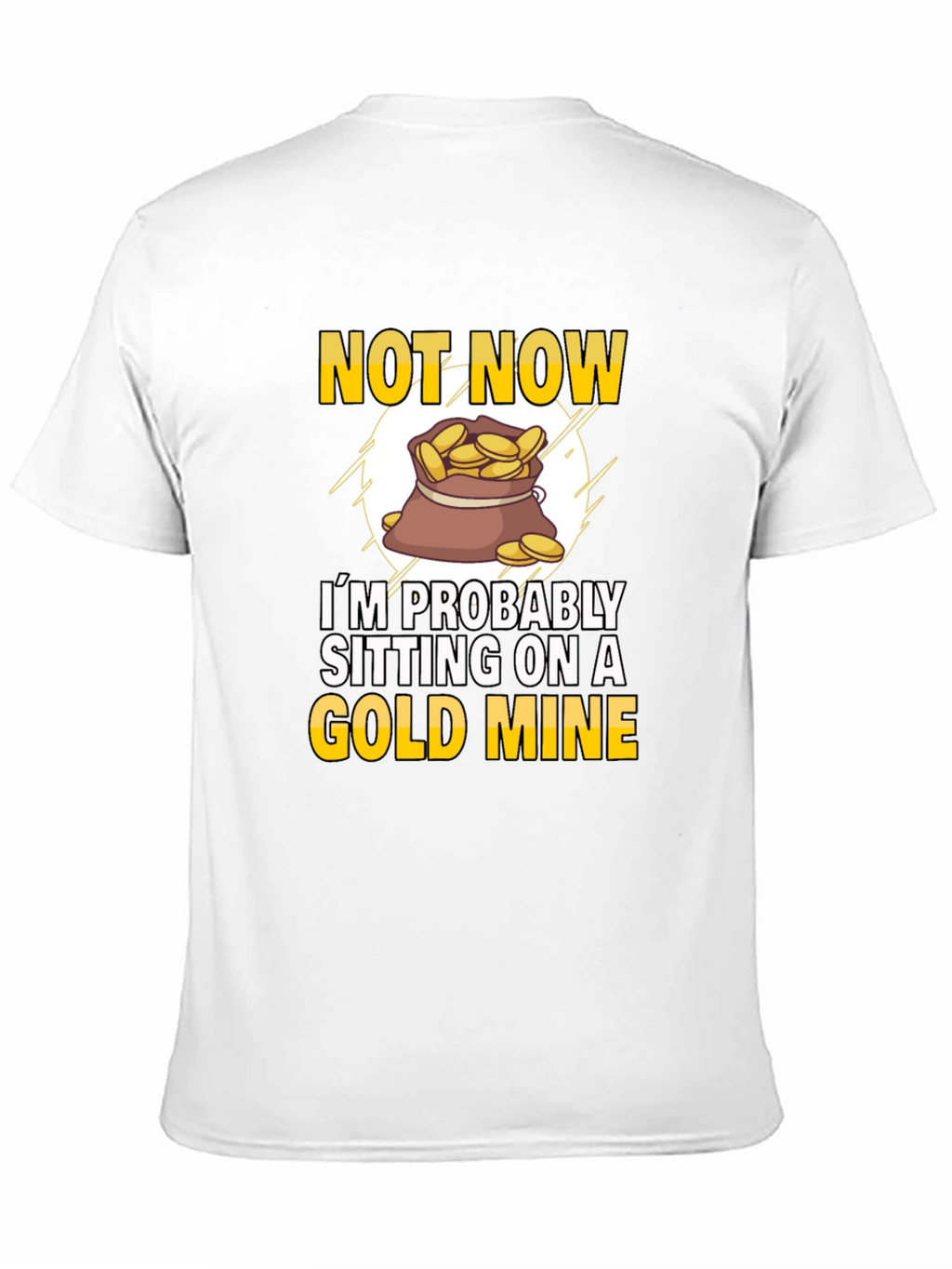 Gold Mine T-Shirt - Novelty Graphic Tee