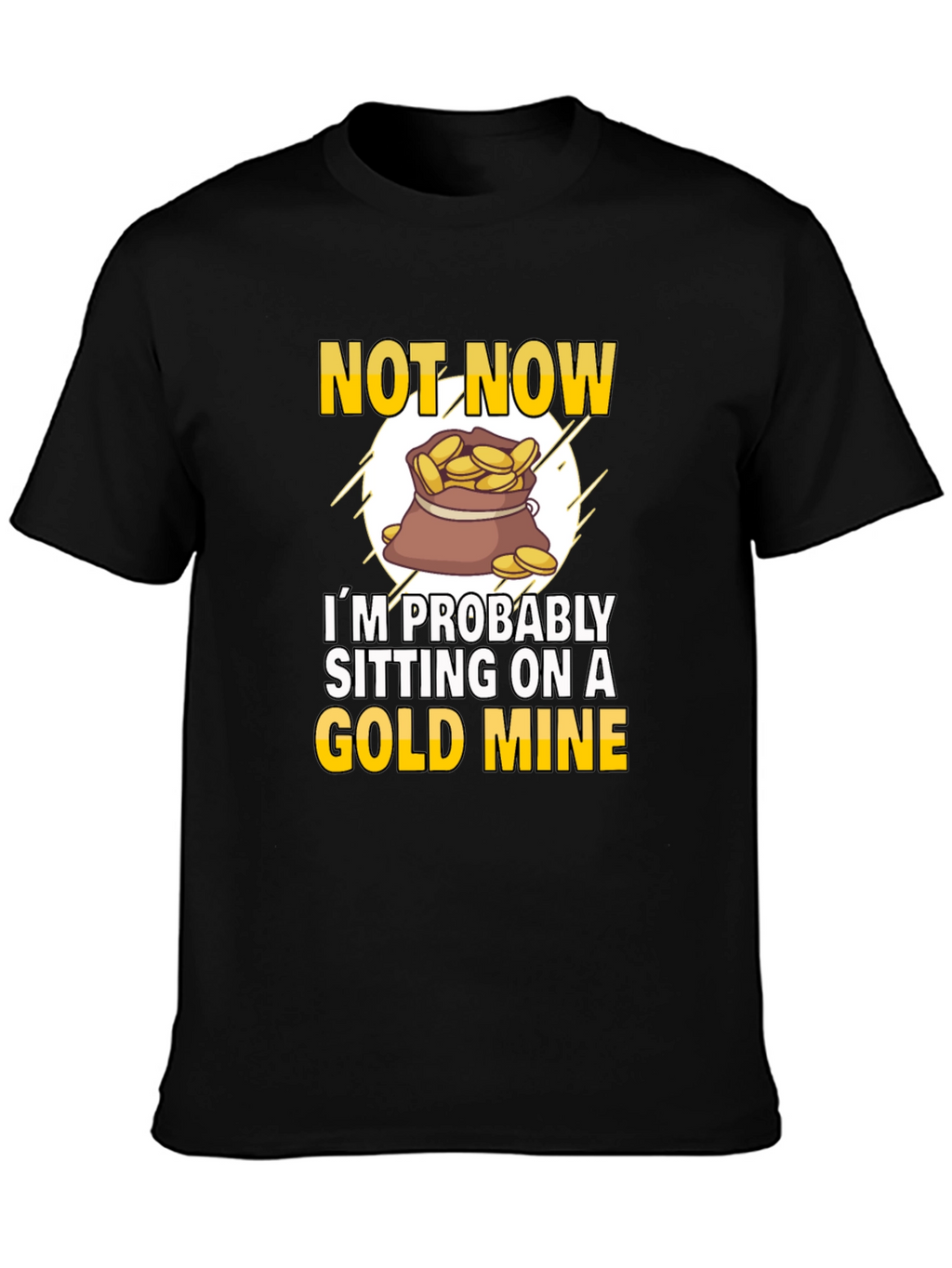 Gold Mine T-Shirt - Novelty Graphic Tee