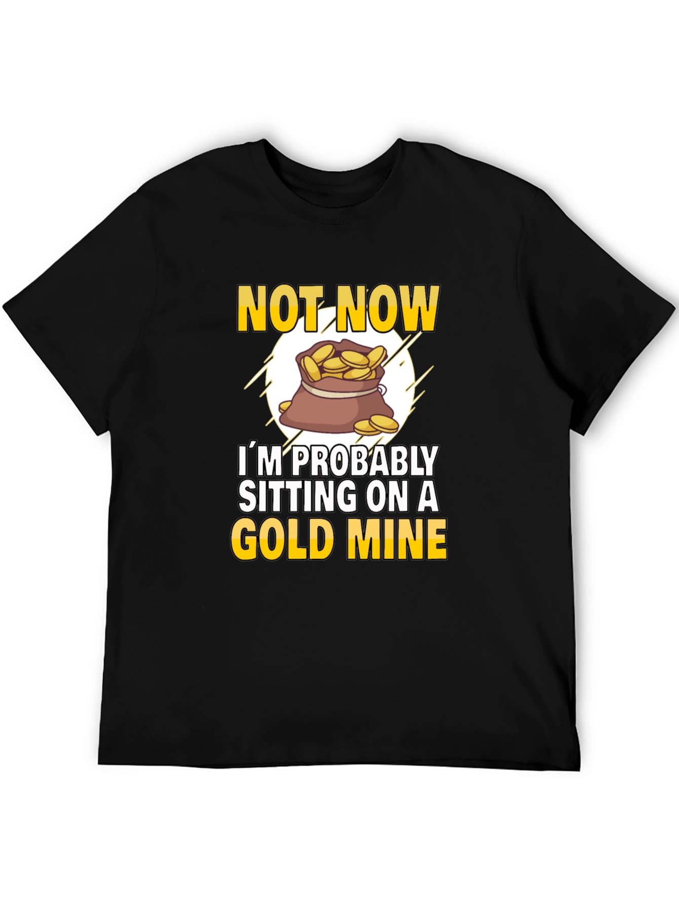 Gold Mine T-Shirt - Novelty Graphic Tee
